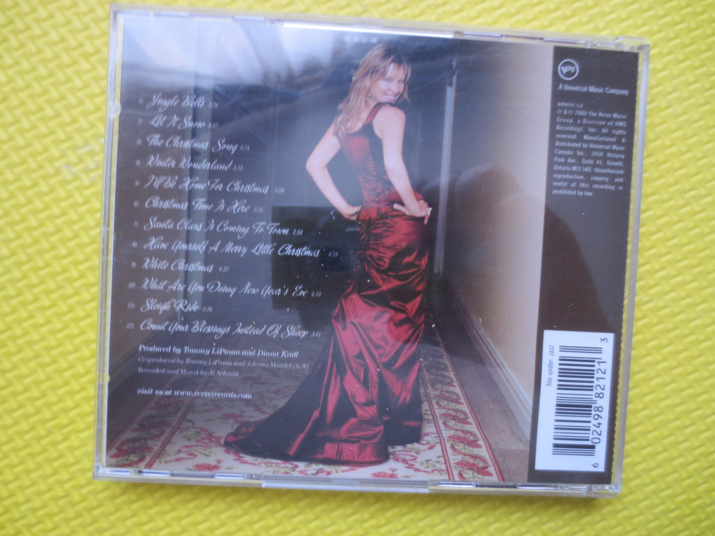 DIANA KRALL, Christmas Songs, Jazz Piano Music, 2005 Compact Disc, Vintage Cd