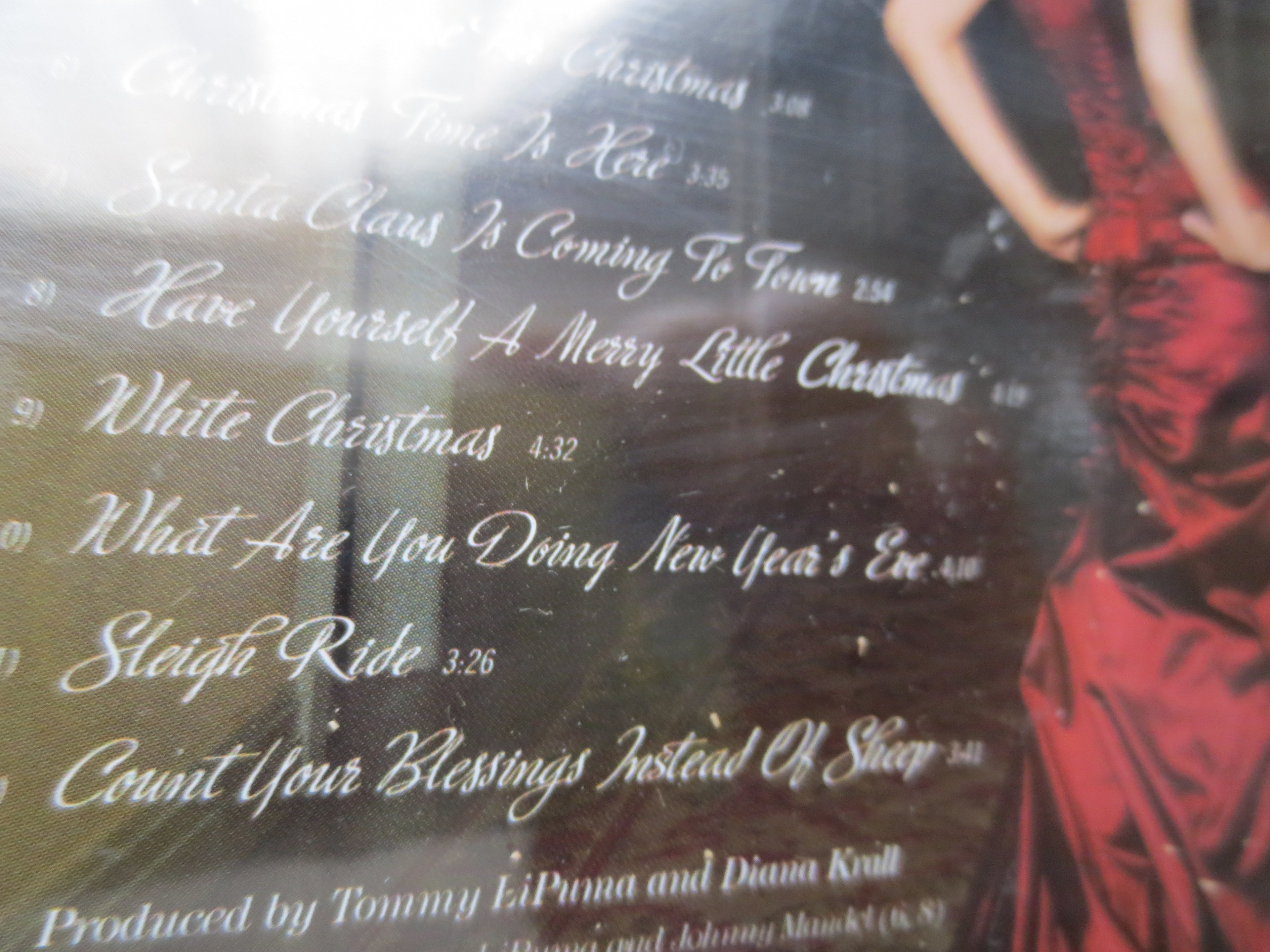 DIANA KRALL, Christmas Songs, Jazz Piano Music, 2005 Compact Disc, Vintage Cd