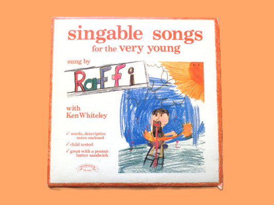 RAFFI, SINGABLE SONGS, Vintage Album, 1976 Record, Vinyl Lp