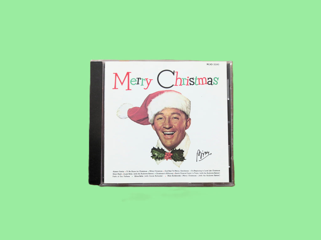 BING CROSBY, Merry Christmas, 1985 Compact Disc, Vintage Cd
