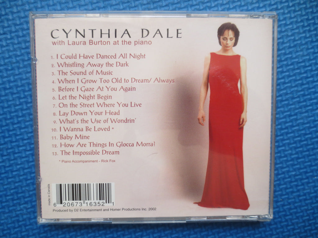 CYNTHIA DALE, To Dream, 2002 Compact Disc, Vintage Cd