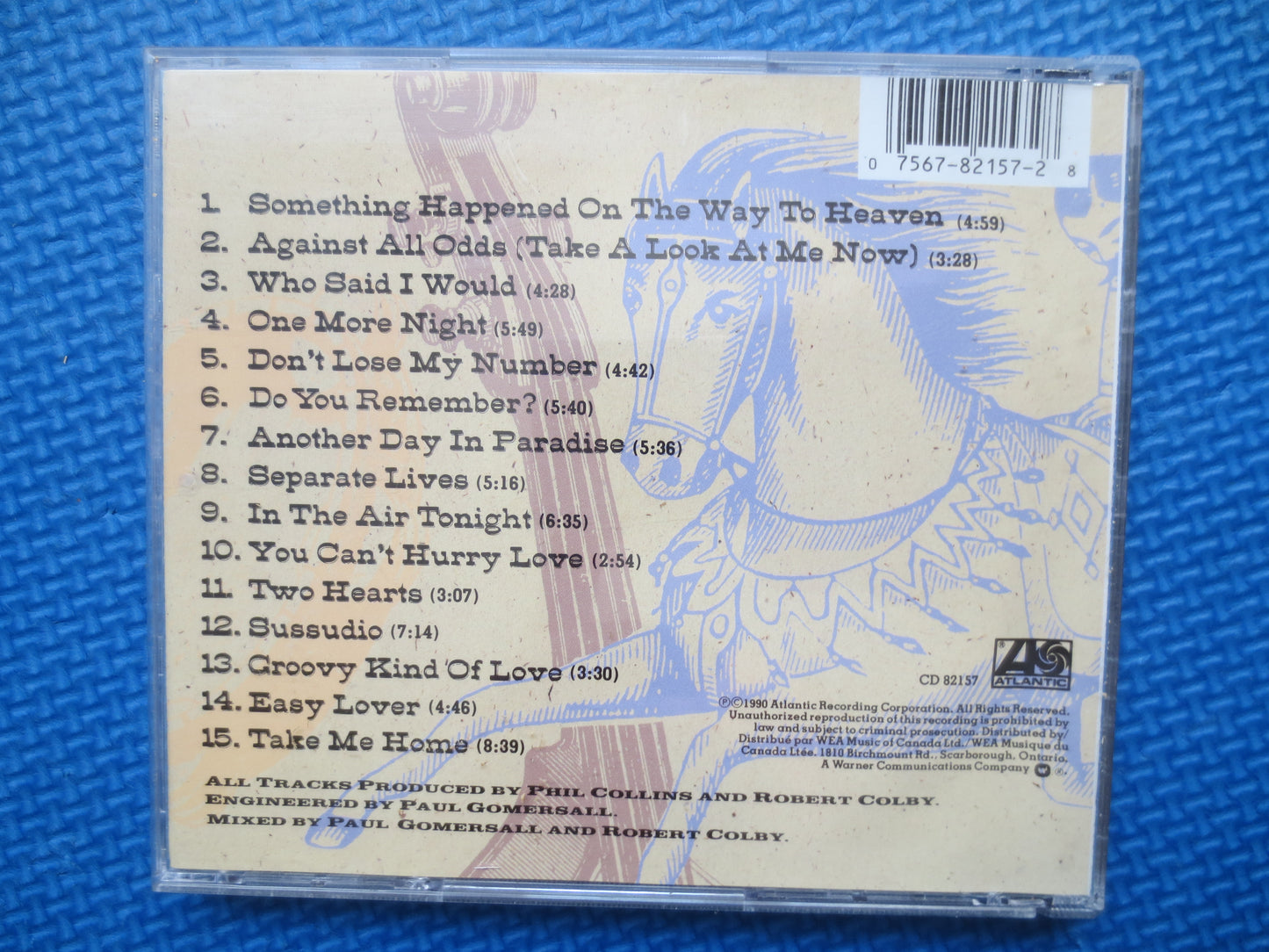 PHIL COLLINS, SERIOUS Hits, Live Cd, Phil Collins Cd, Phil Collins Music, Rock Music Cd, Pop Cd, Rock Cd, Cd, 1990 Compact Disc