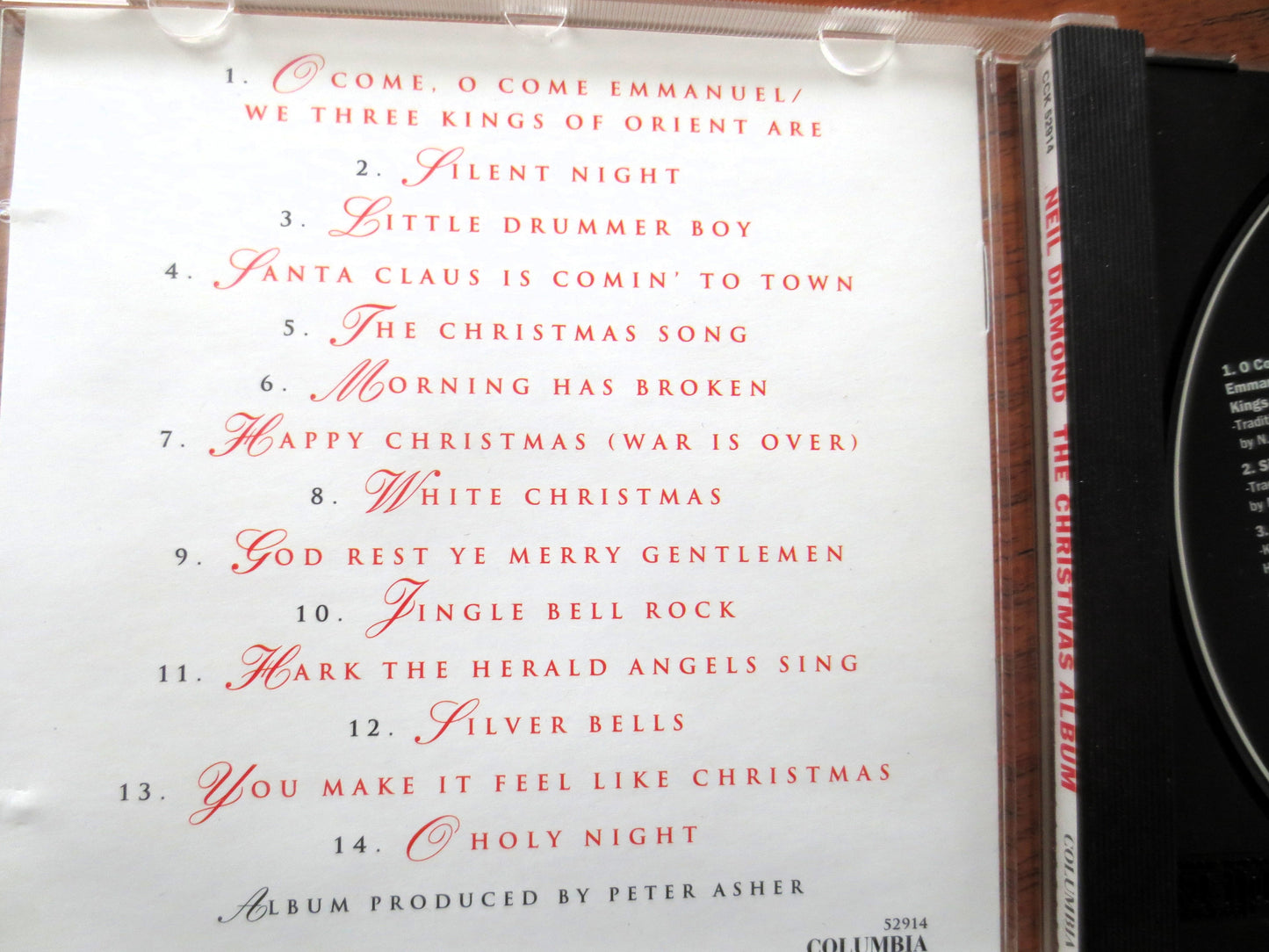 NEIL DIAMOND, The Christmas Album, 1992 Compact Disc, Vintage Cd