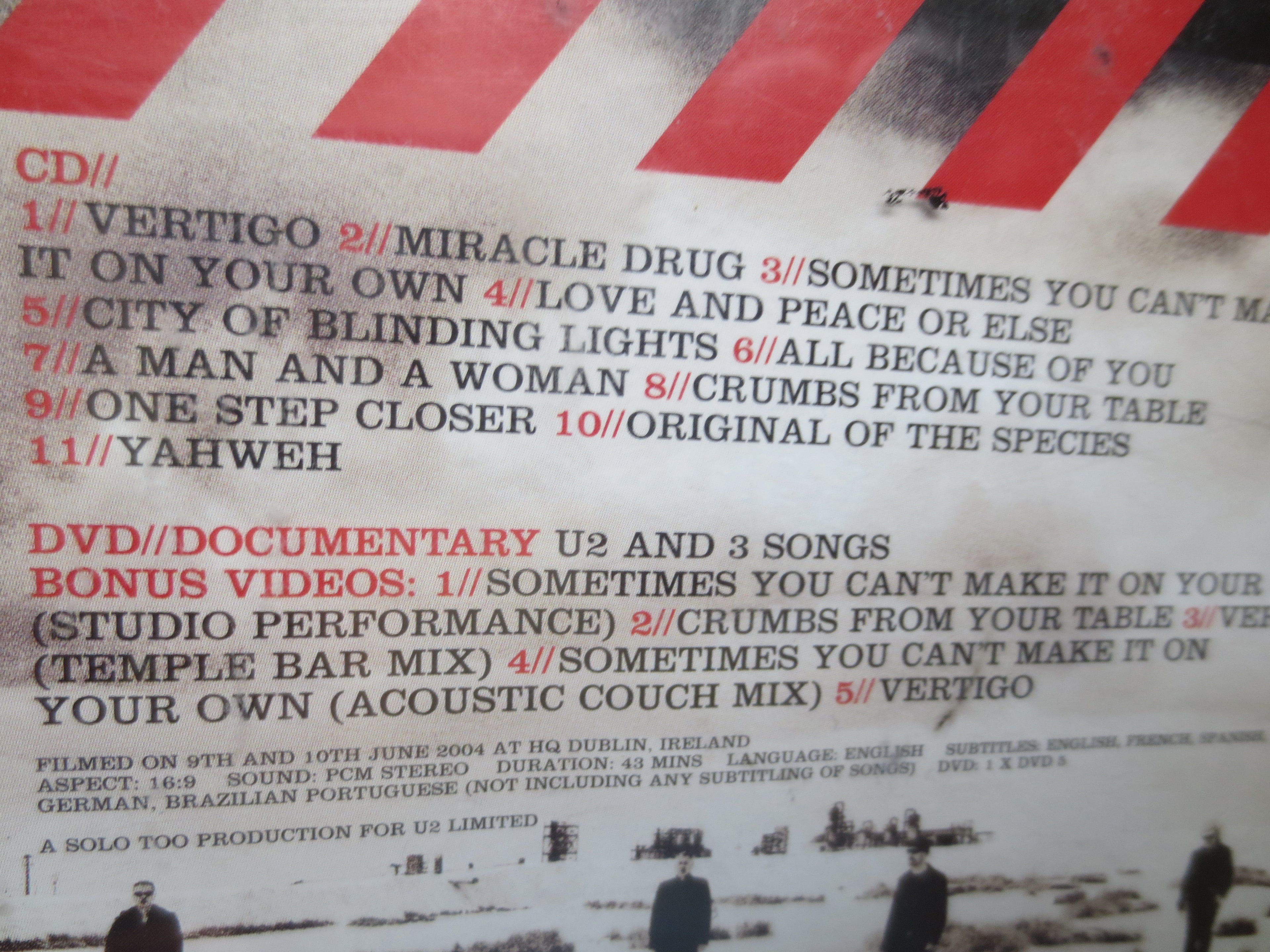 U2 CD: How to Dismantle an Atomic Bomb, 2004 Compact Disc, Vintage Cd