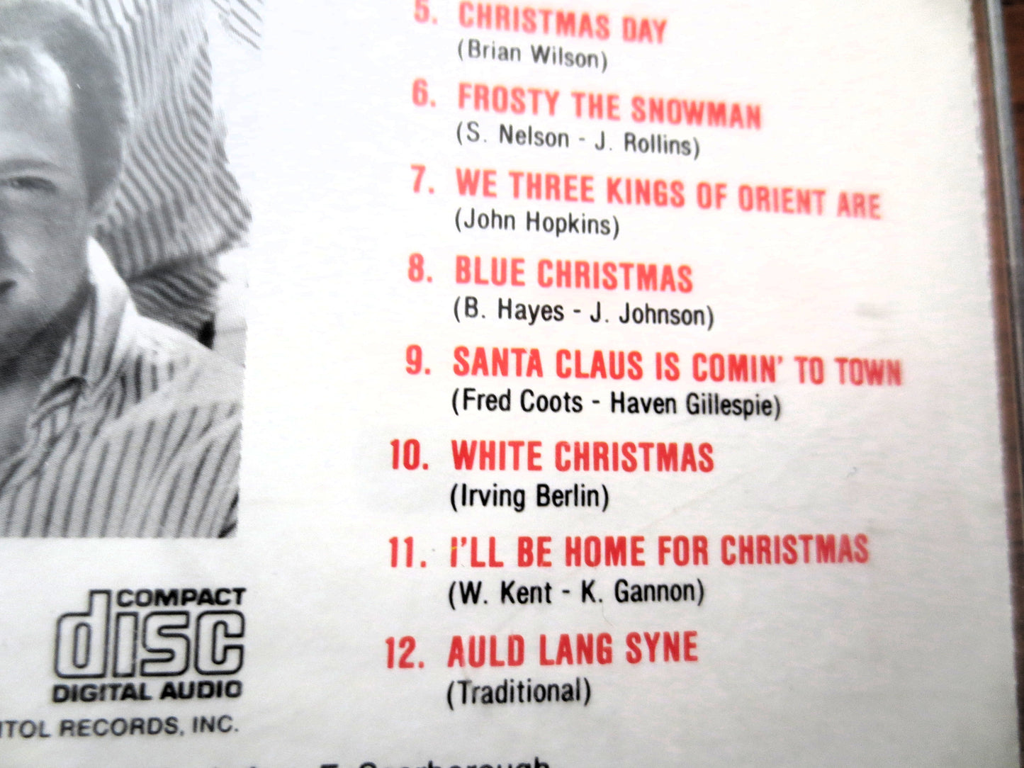 The BEACH BOYS, CHRISTMAS Album, 1988 Compact Disc, Vintage Cd