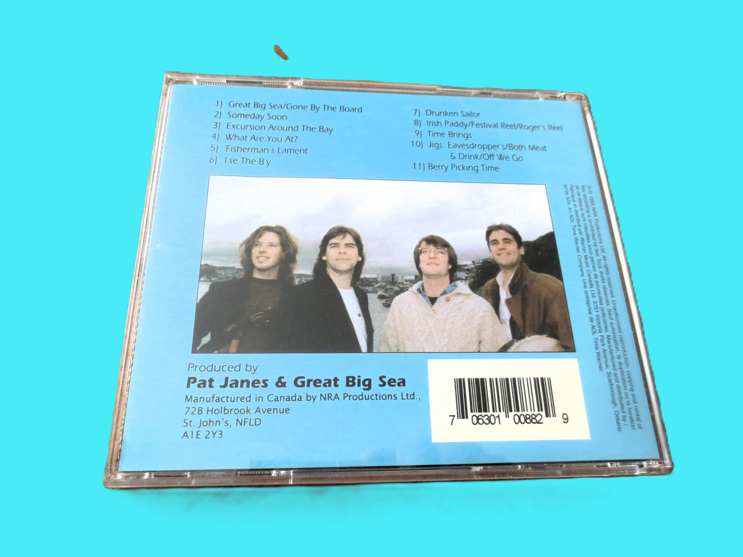 GREAT BIG SEA, Celtic Rock Album, 1993 Compact Disc, Vintage Cd