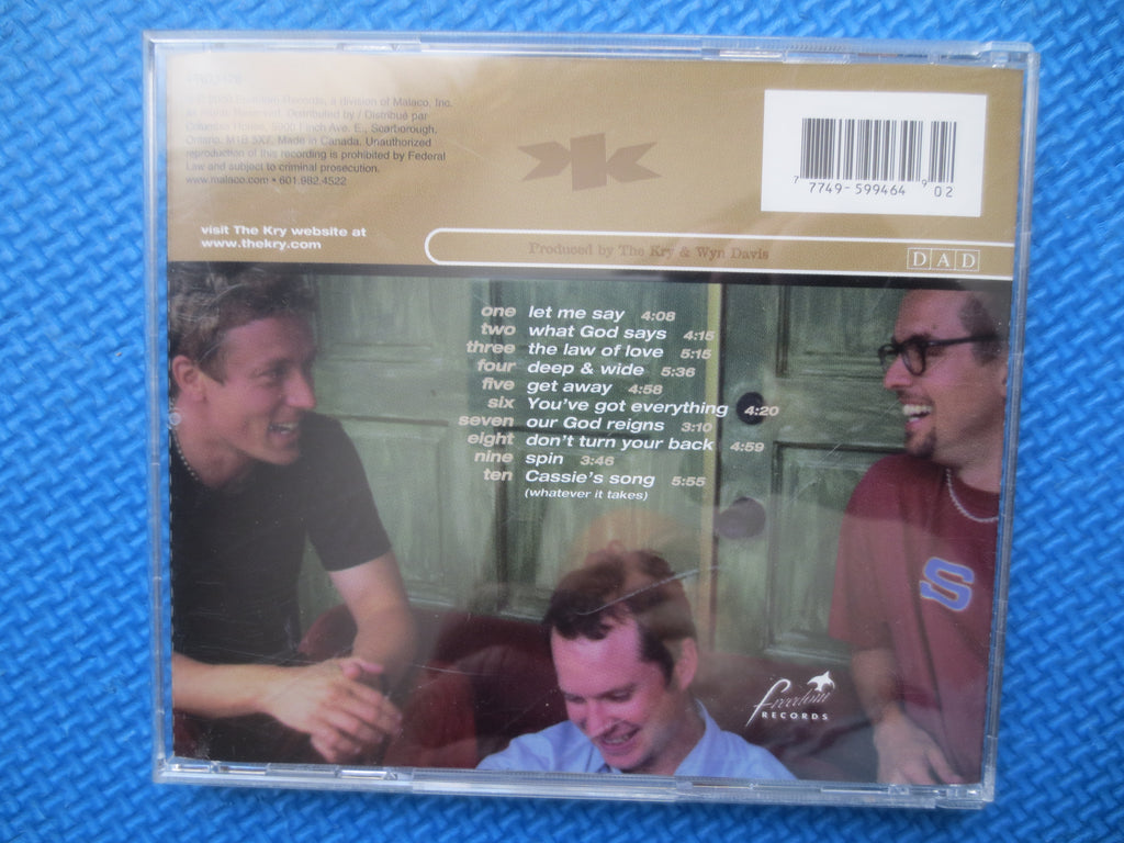 The KRY, Let Me Say, 2000 Compact Disc, Vinyl Lp