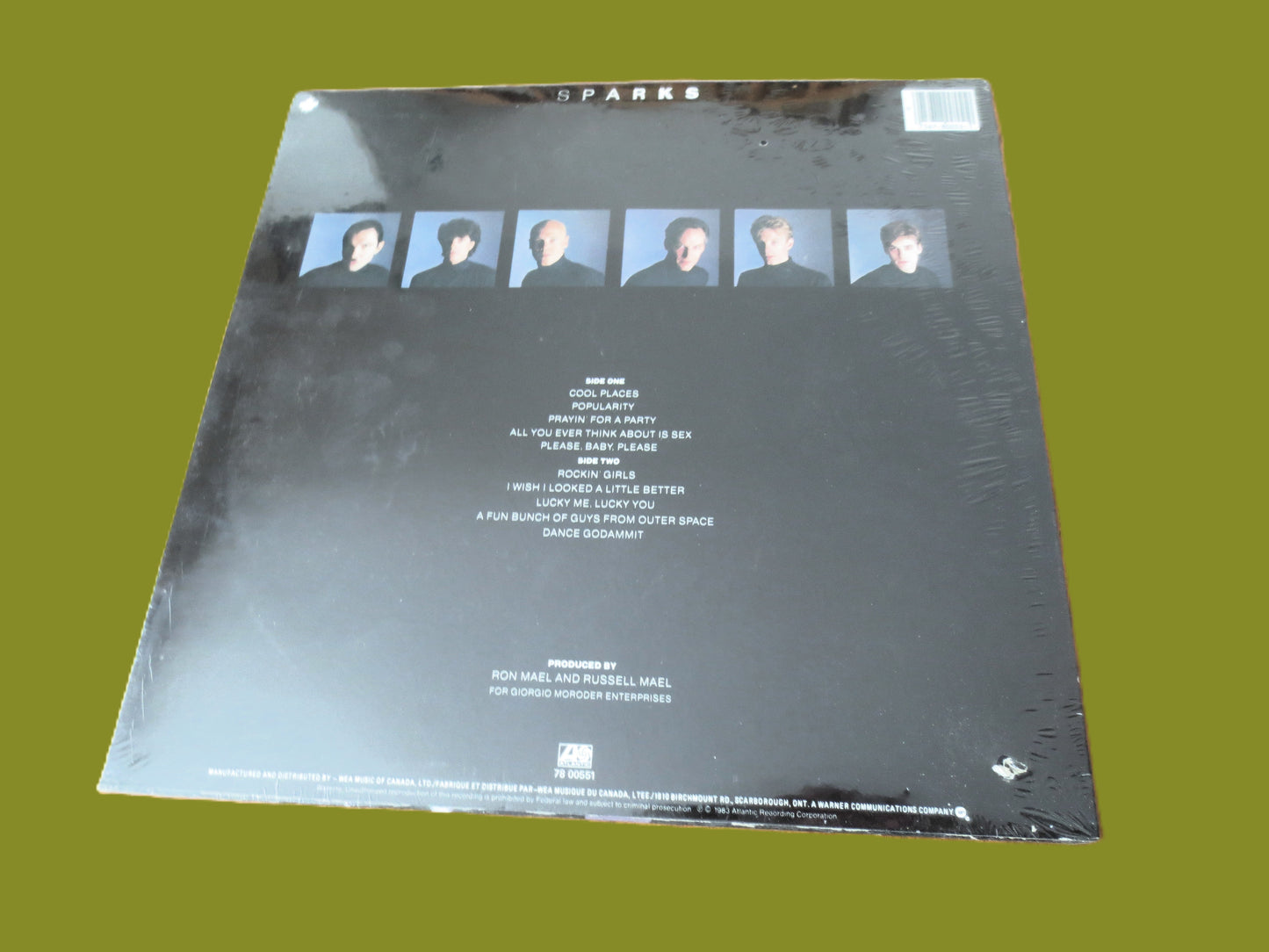 SPARKS, Factory SEALED, Sparks In Outer Space, Vintage Album, 1983 Record, Vinyl Lp