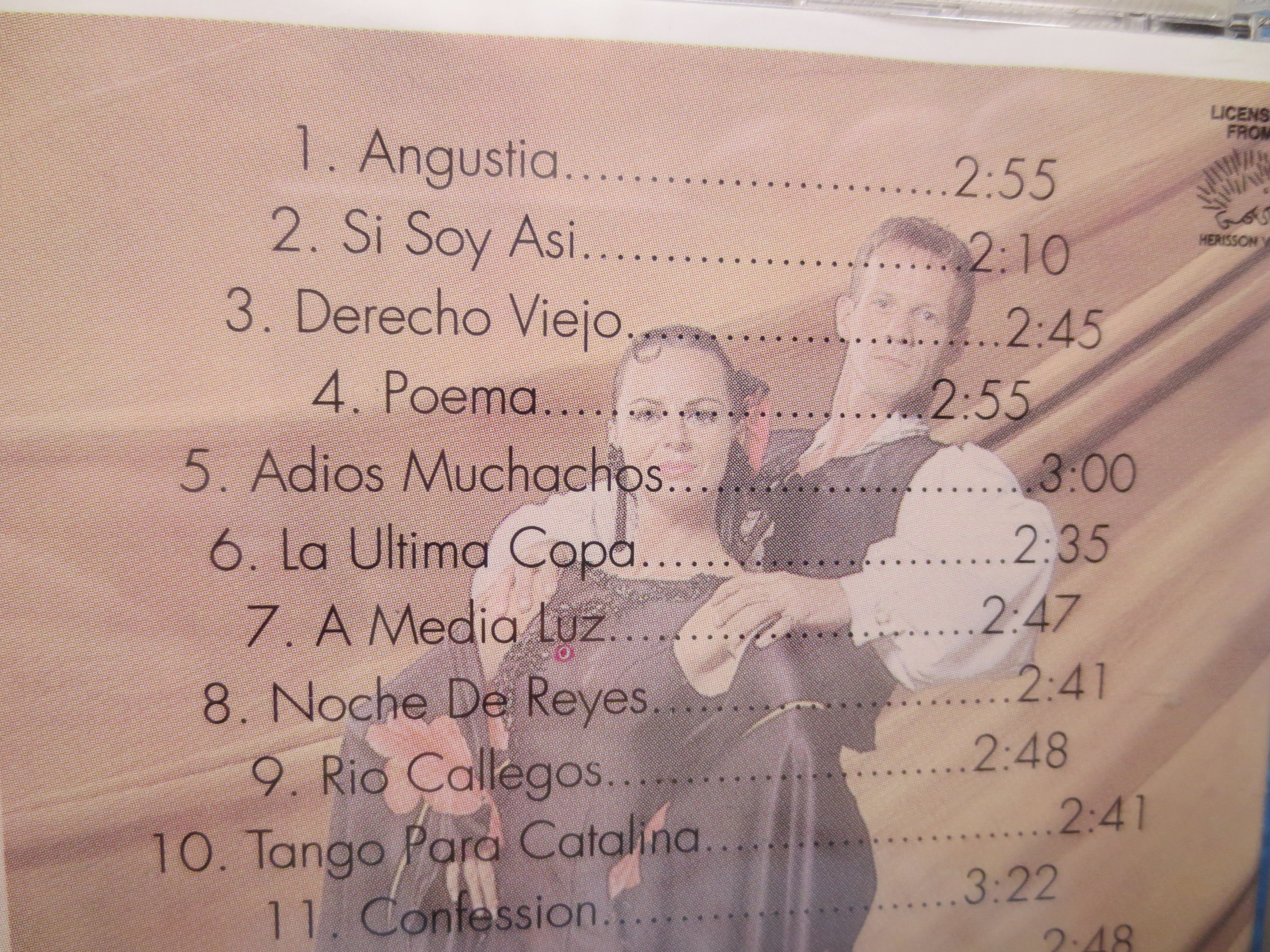 TANGO, Best of Ballroom, Latin Dance Music, 1995 Compact Disc, Vintage Cd