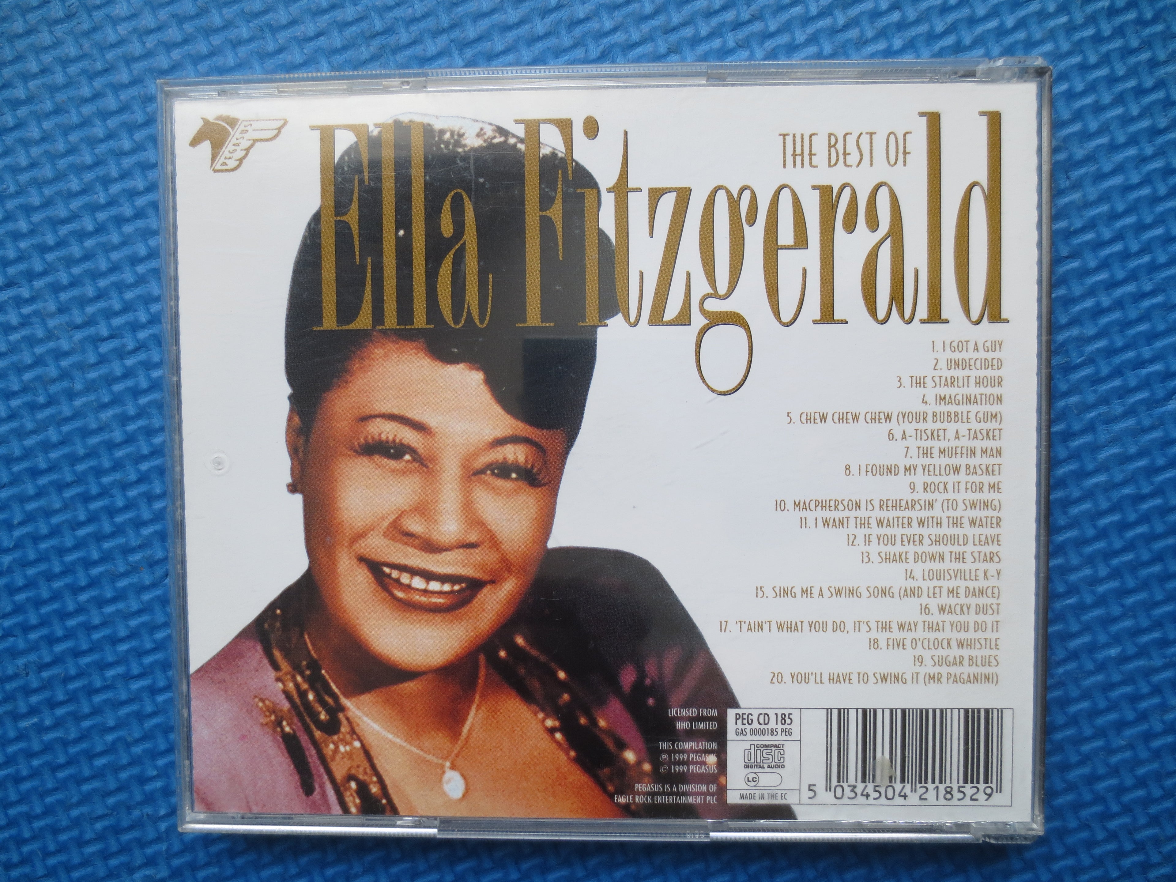 ELLA FITZGERALD, The Best of Ella, 1999 Compact Disc, Vintage Cd