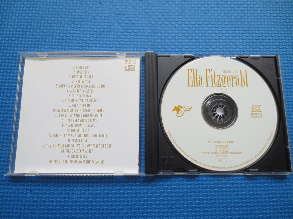 ELLA FITZGERALD, The Best of Ella, 1999 Compact Disc, Vintage Cd
