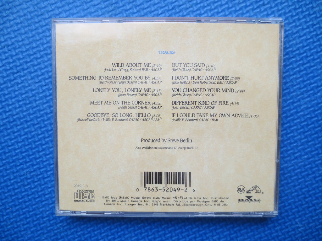PRAIRIE OYSTER, Different Kind of Fire, 1990 Compact Disc, Vintage Cd