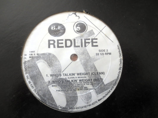 REDLIFE, The Night's Young / Who's Talkin' Weight, Hip Hop, Vintage Album, 1997 Record, Vinyl Lp