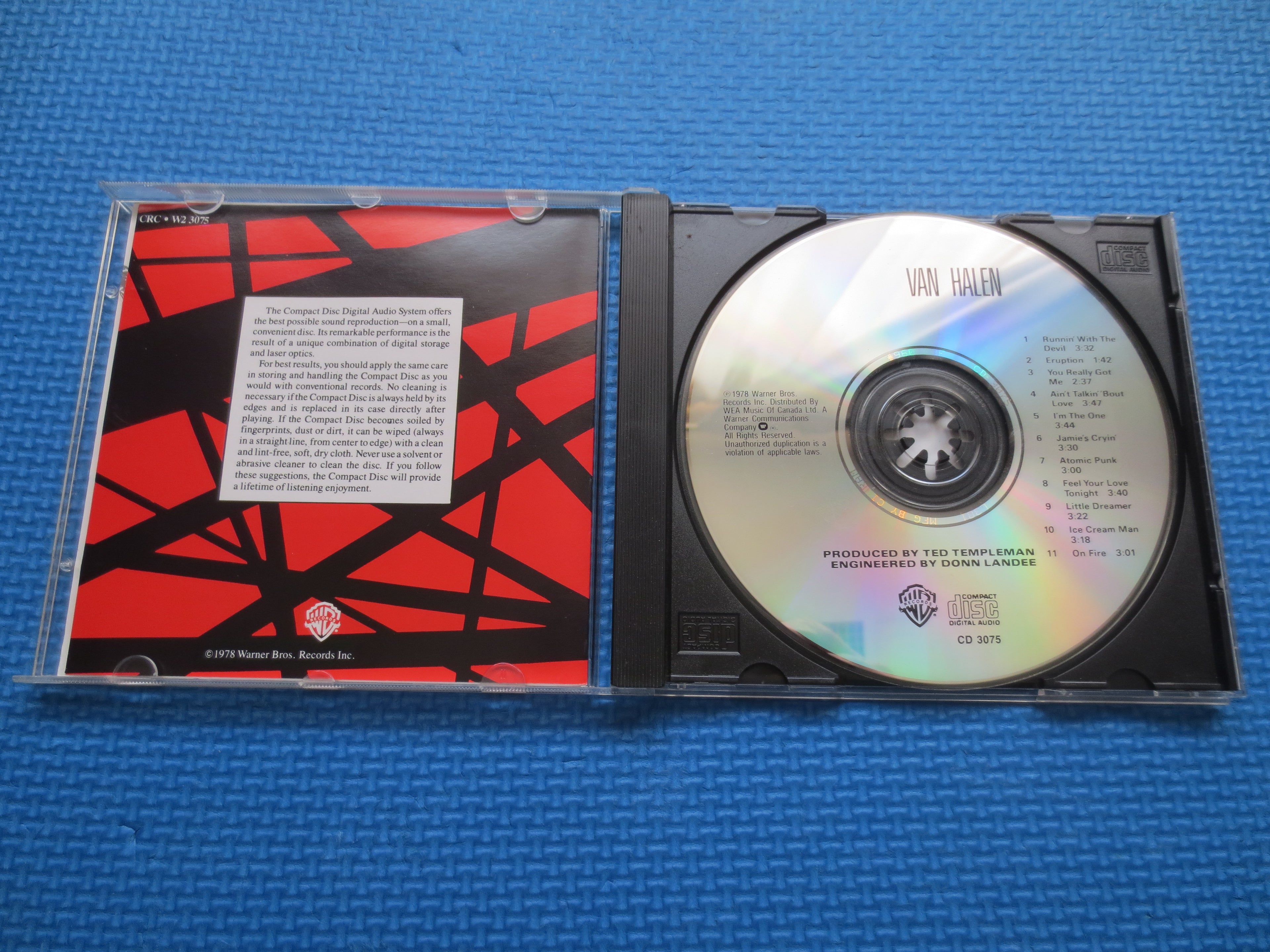 VAN HALEN, 1985 Compact Disc, Vintage Cd