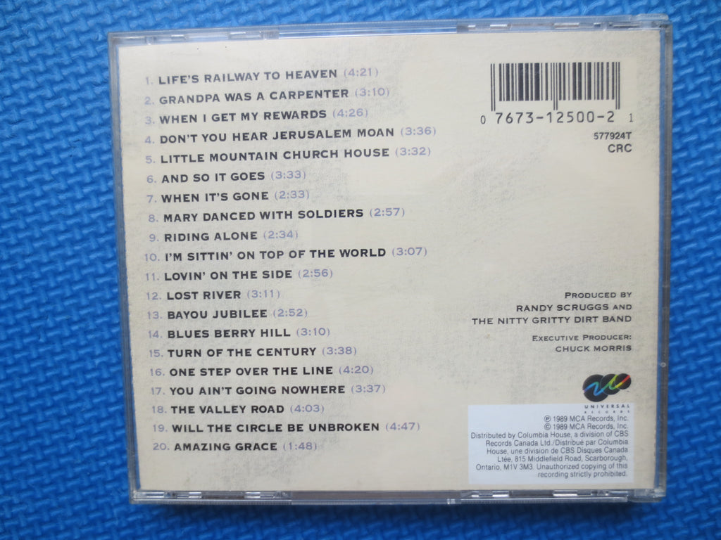 NITTY GRITTY DIRT Band, Circle 2, 1989 Compact Disc, Vintage Cd