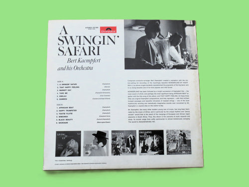 Bert Kaempfert – A Swingin' Safari (1967) Vinyl LP