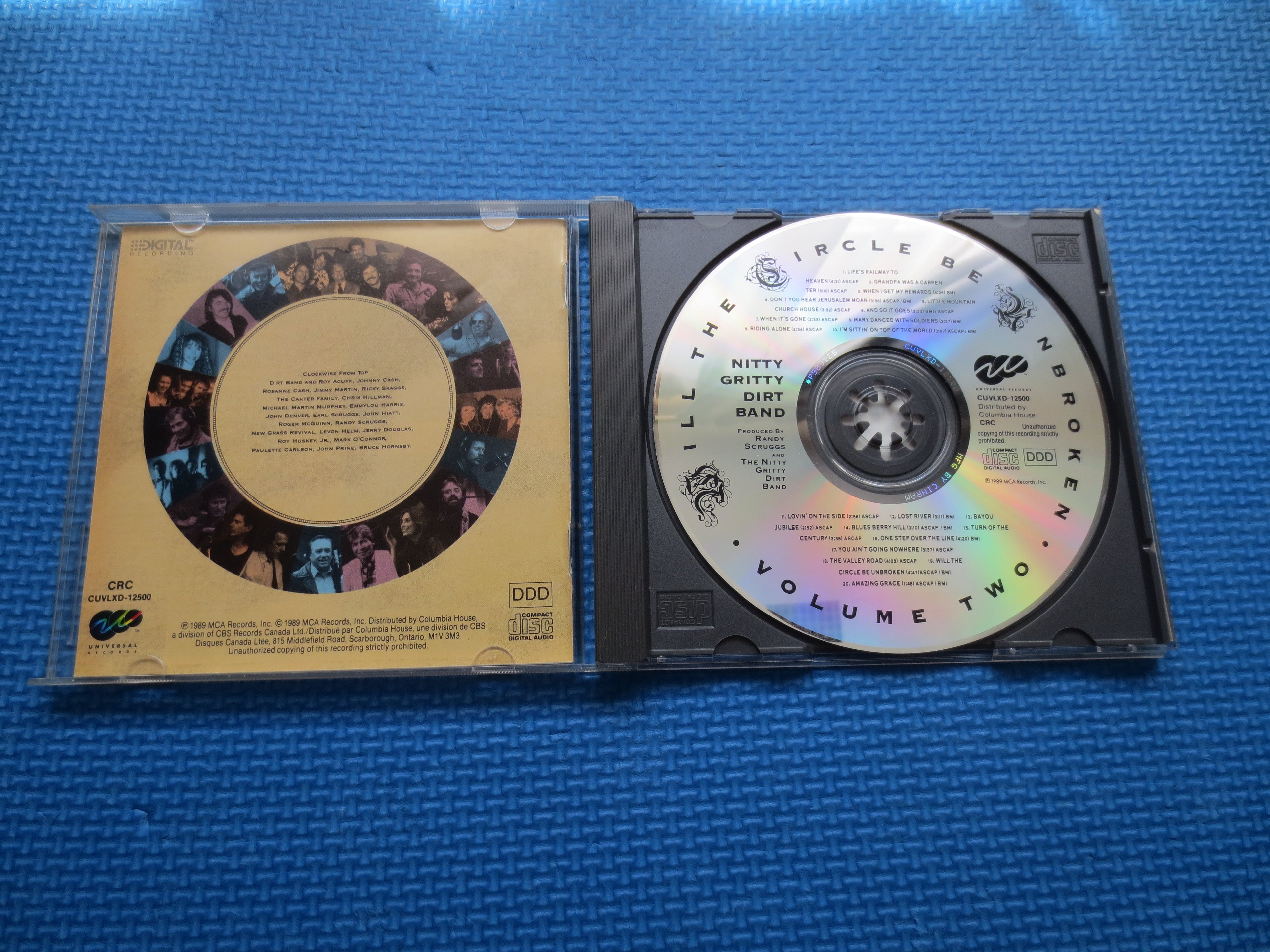 NITTY GRITTY DIRT Band, Circle 2, 1989 Compact Disc, Vintage Cd