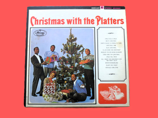 The PLATTERS, CHRISTMAS Album, Vintage Album, 1963 Record, Vinyl Lp