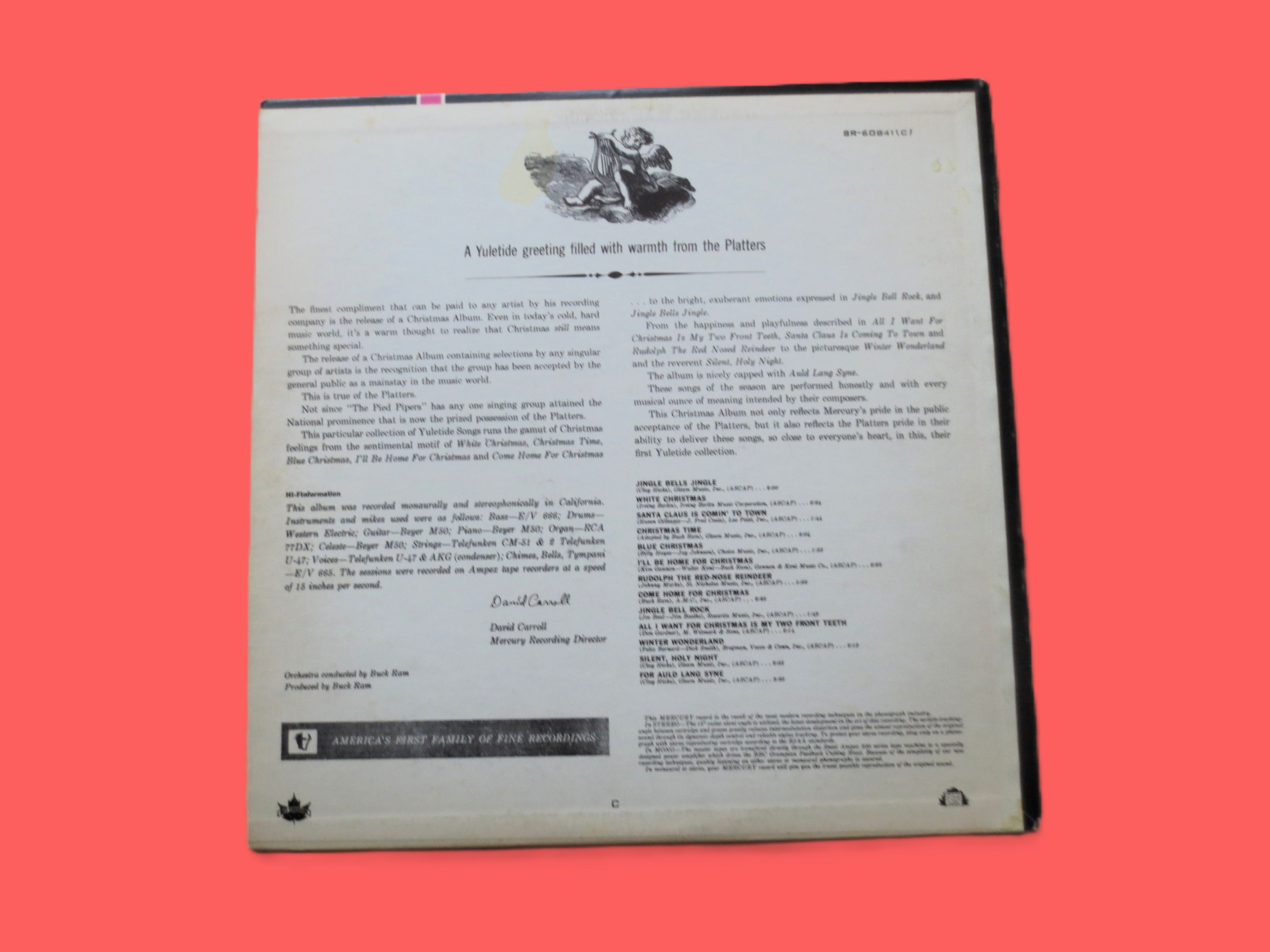 The Platters – Christmas with The Platters (1963) Vinyl LP