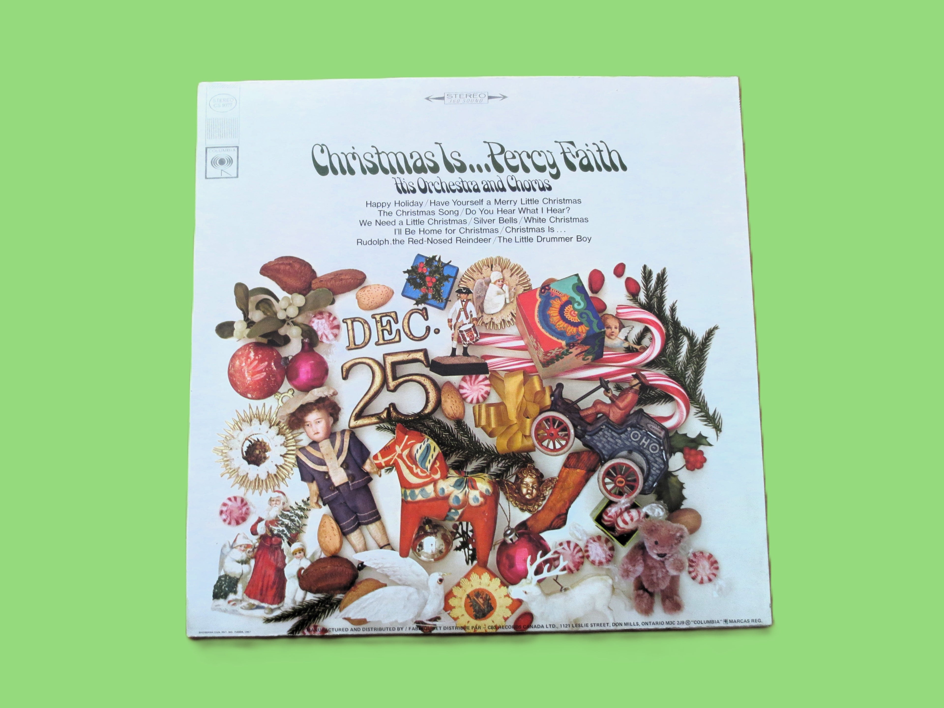 Percy Faith – Christmas Is Percy Faith (1967) Vinyl LP