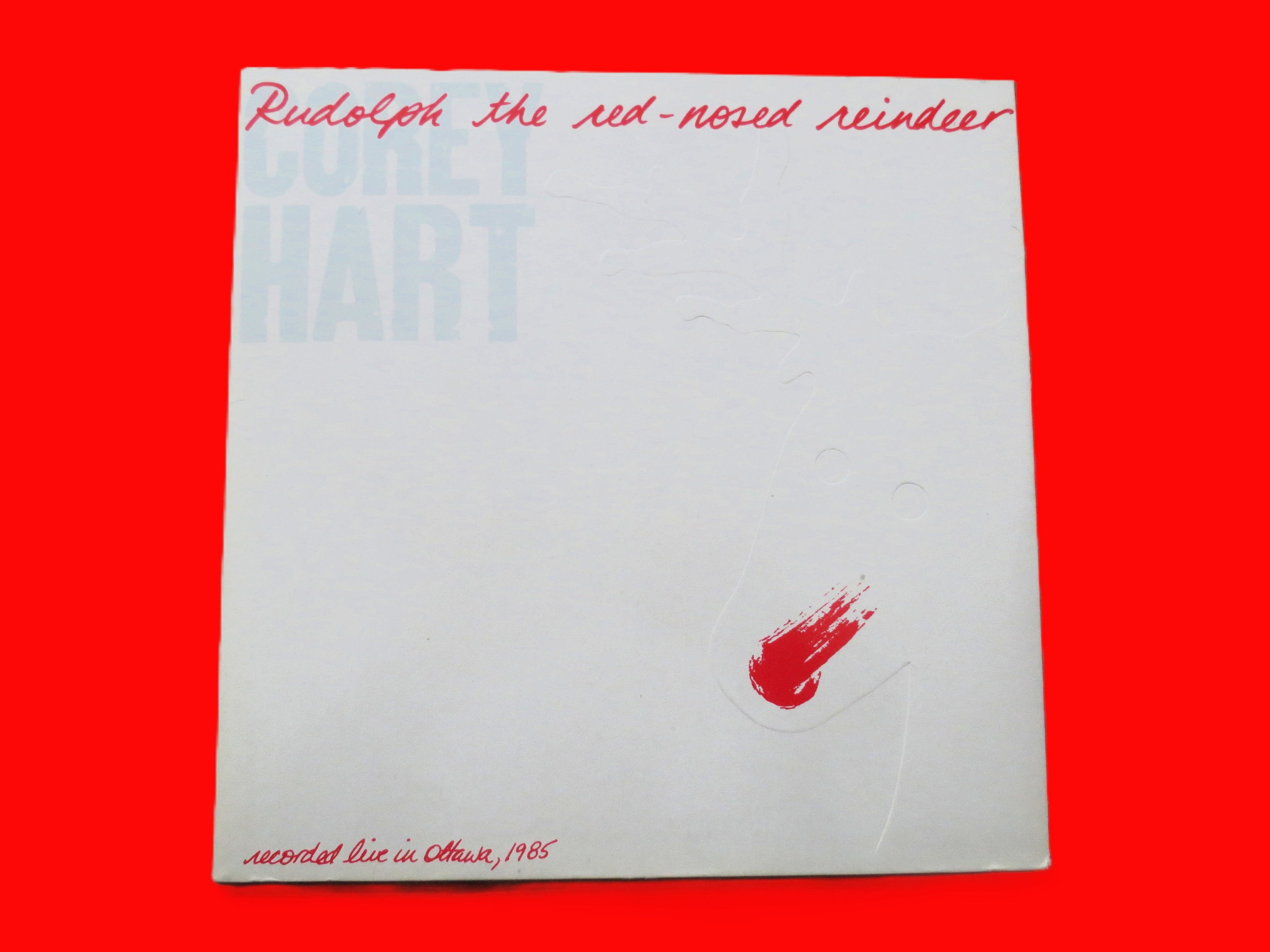 COREY HART, Rudolph The Red-Nosed Reindeer, Vintage Album, 1985 Record, Vinyl Lp