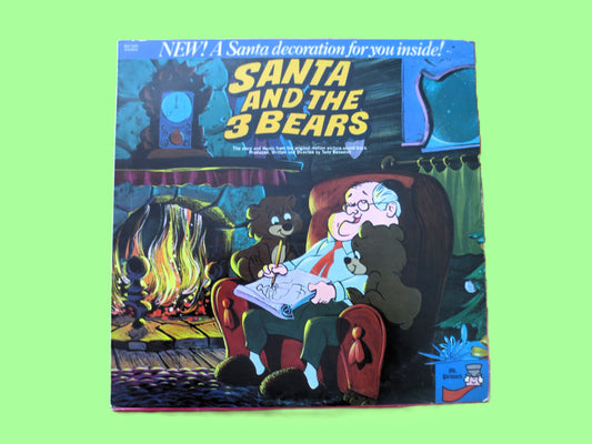 SANTA and the 3 BEARS, CHRISTMAS Album, Vintage Album, 1967 Record, Vinyl Lp