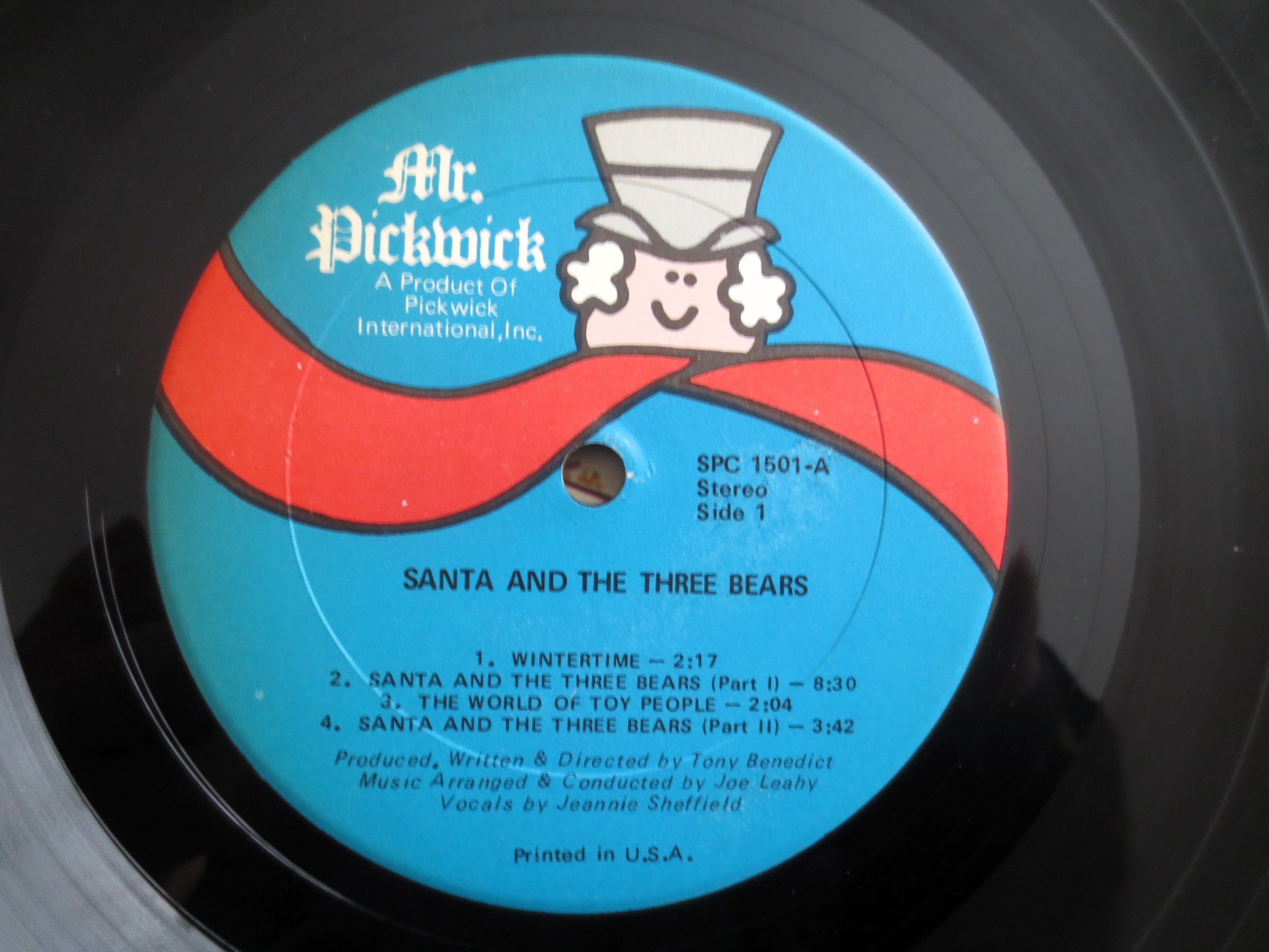 Santa and the 3 Bears (c.1967) Vinyl LP