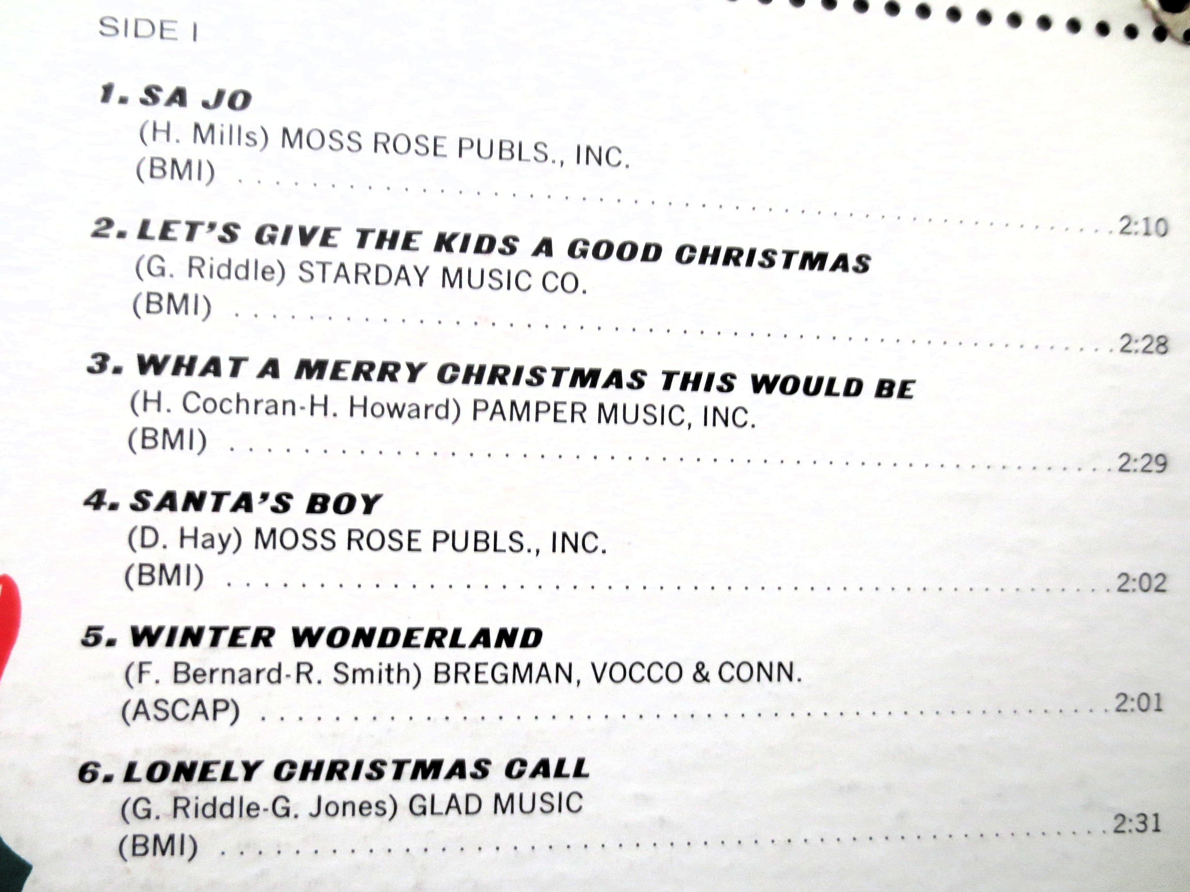 Del Reeves – Santa’s Boy (1966) Vinyl LP