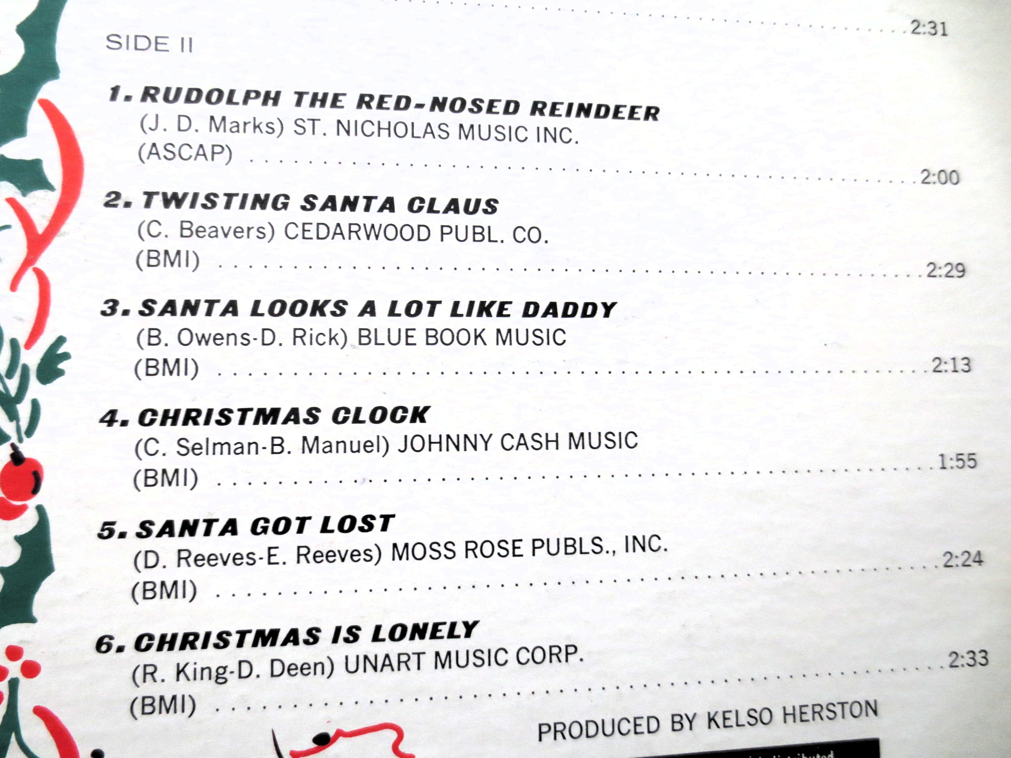 Del Reeves – Santa’s Boy (1966) Vinyl LP