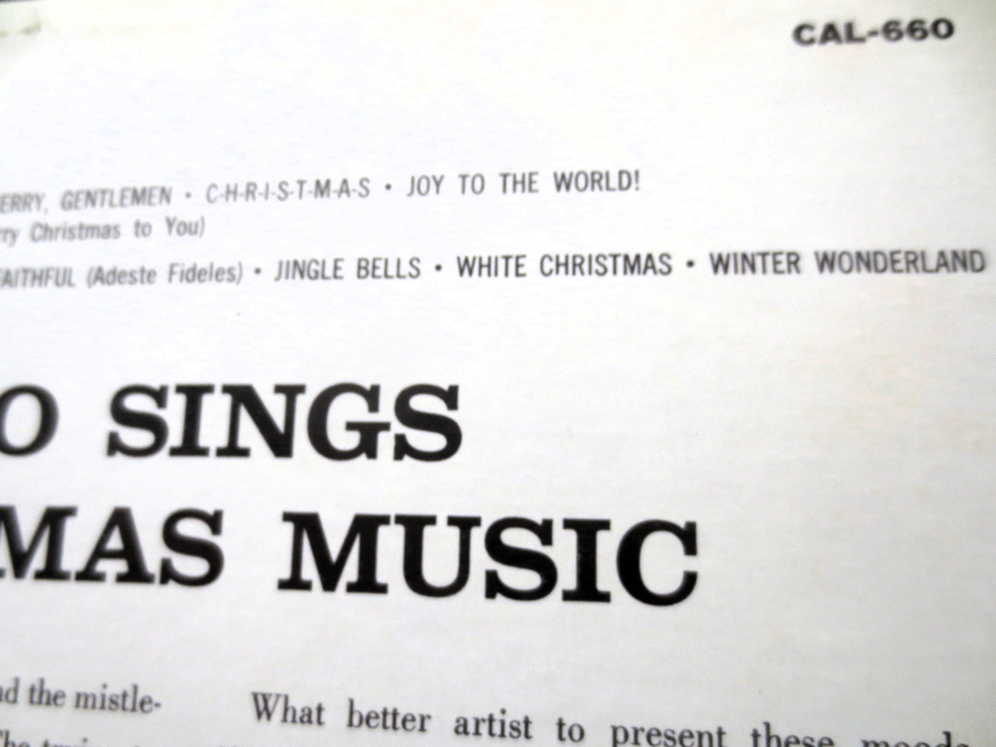 Perry Como – Merry Christmas Music (1961) Vinyl LP