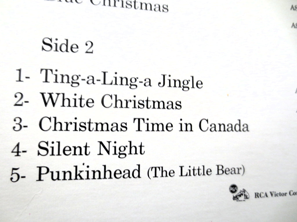 WILF CARTER, Christmas In Canada, 1965 Record, Vinyl Lp