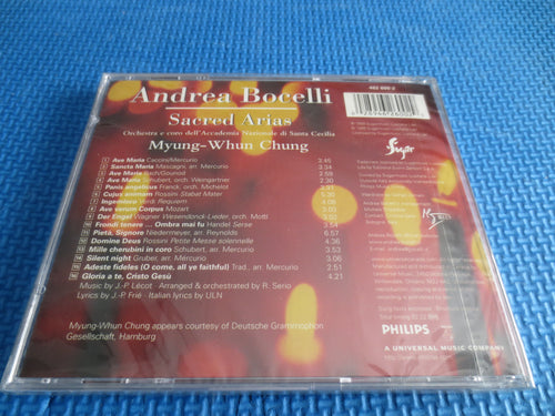 Andrea Bocelli – Sacred Arias (1999) CD — Factory Sealed