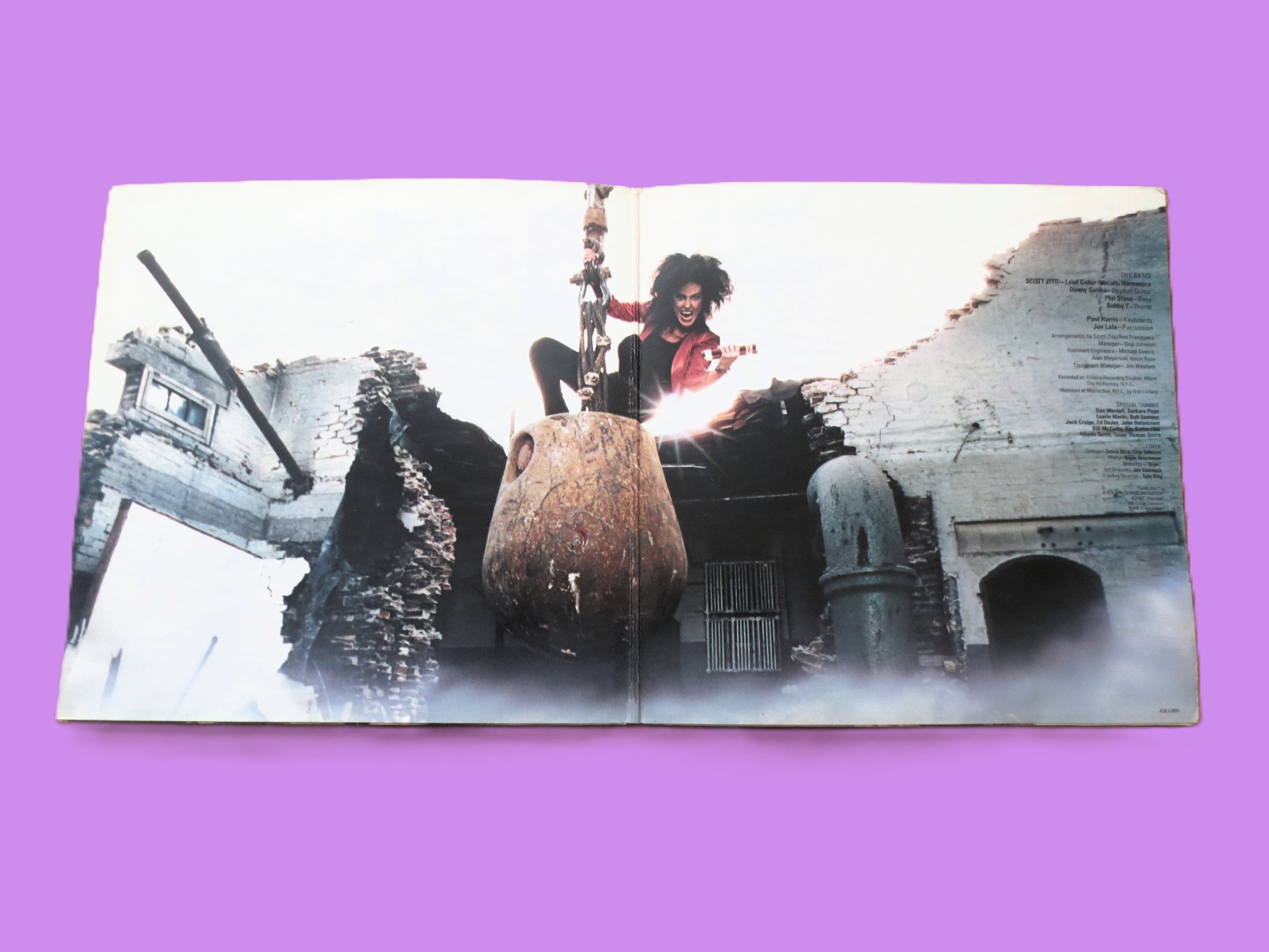 GRACE SLICK, Welcome to the Wrecking Ball, Vintage Album, 1981 Record, Vinyl LP