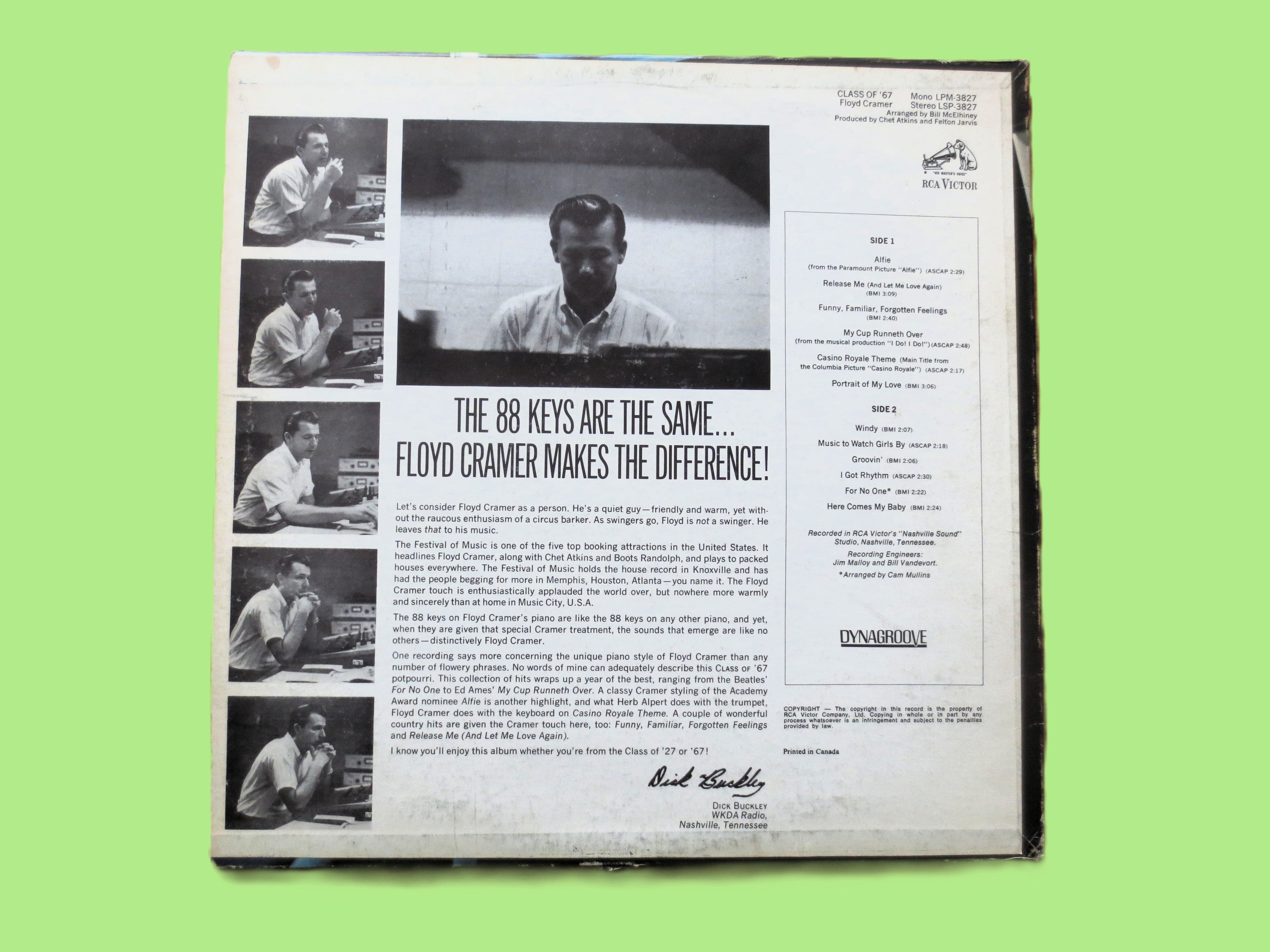Floyd Cramer – Class of '67 (1967) Vinyl LP