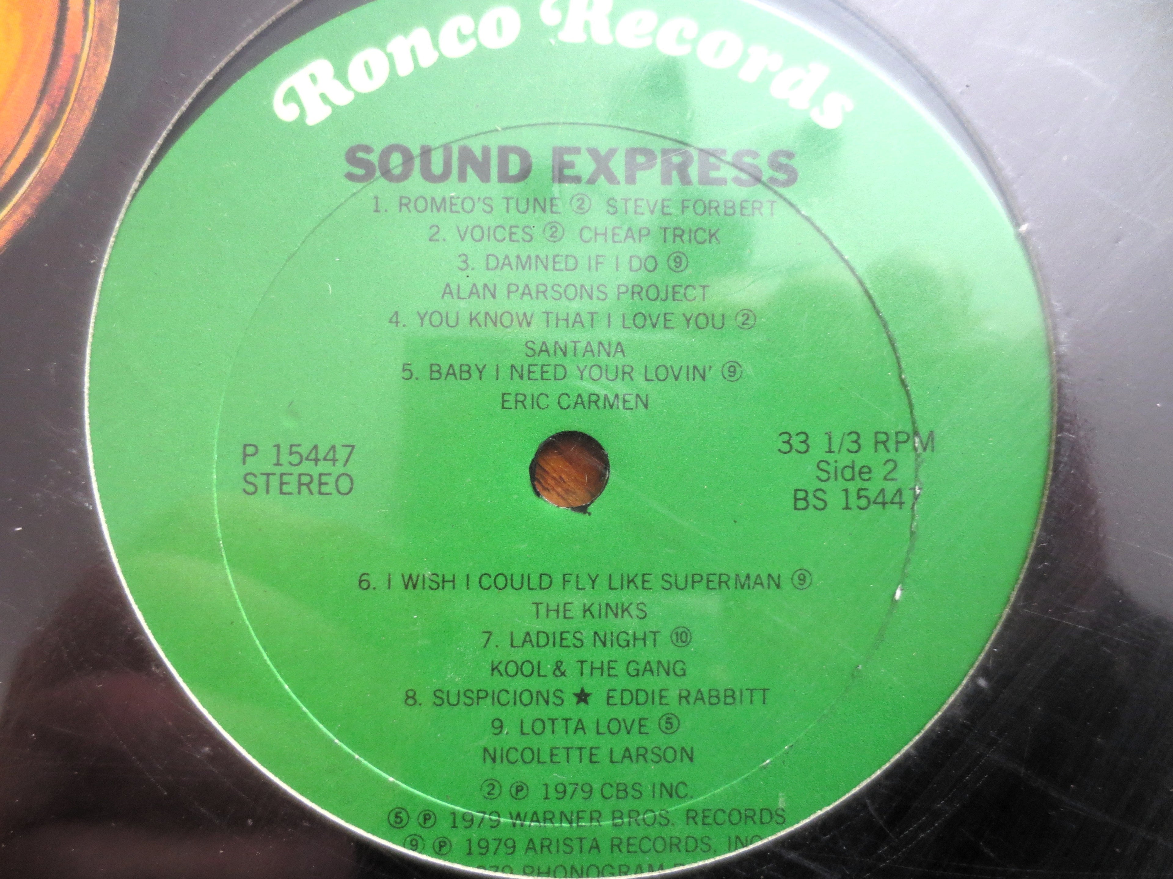 Ronco – Sound Express Vol. 22 (1980) Vinyl LP — Factory Sealed