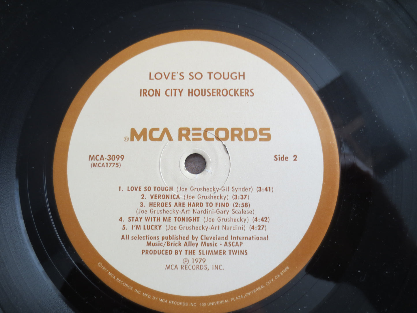 IRON CITY HOUSEROCKERS, Love's so Tough, Iron City Records, Iron City Albums, Houserockers Record, Rock Album, Vintage Records, 1979 Records