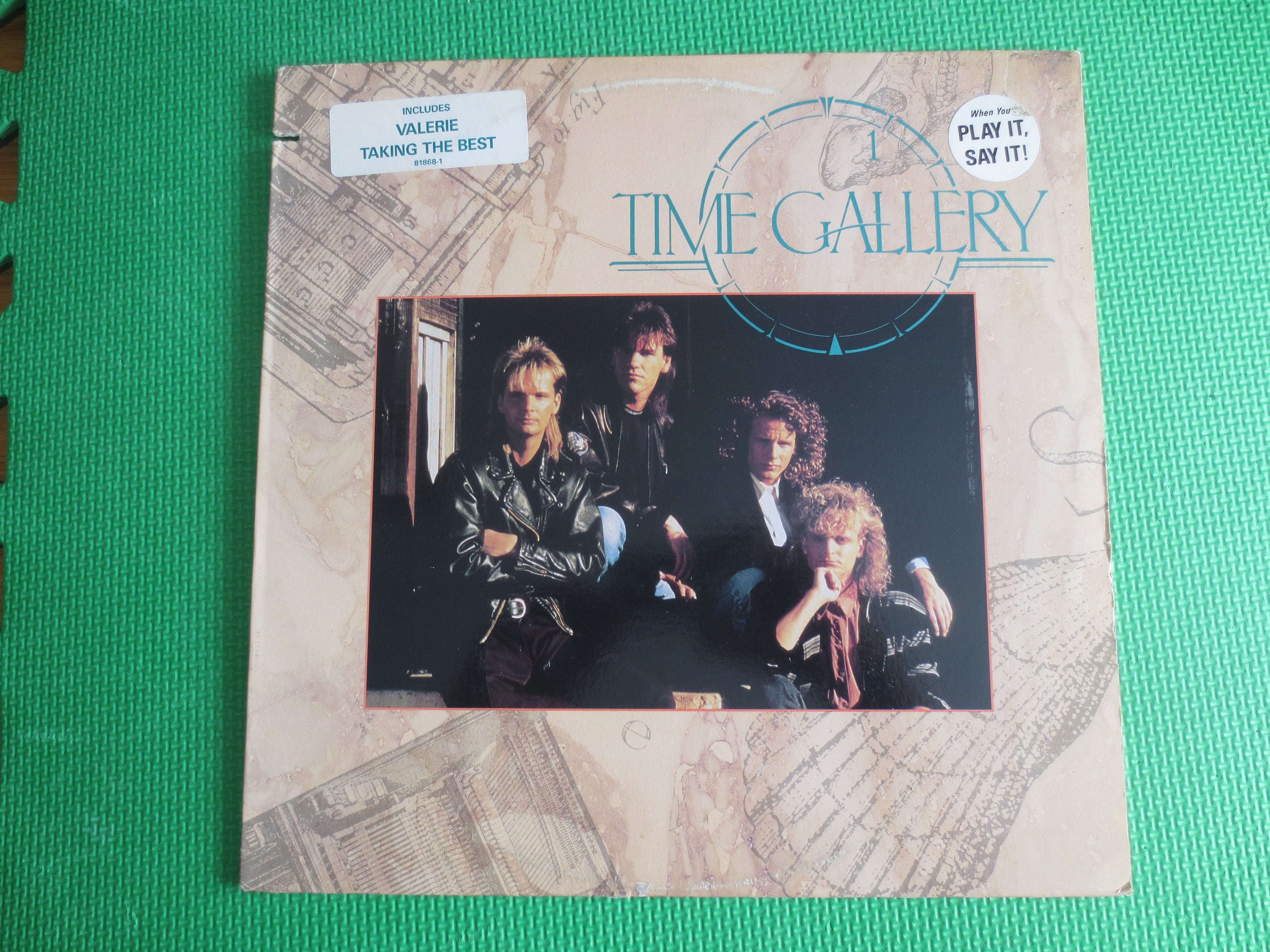TIME GALLERY, Arena Rock, TIME Gallery Record, Rock Records, Time Gallery Album, Time Gallery Lp, Rock Albums, Vintage Records, 1989 Records
