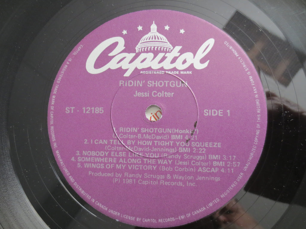 Jessi Colter – Ridin' Shotgun (1981) Vinyl LP