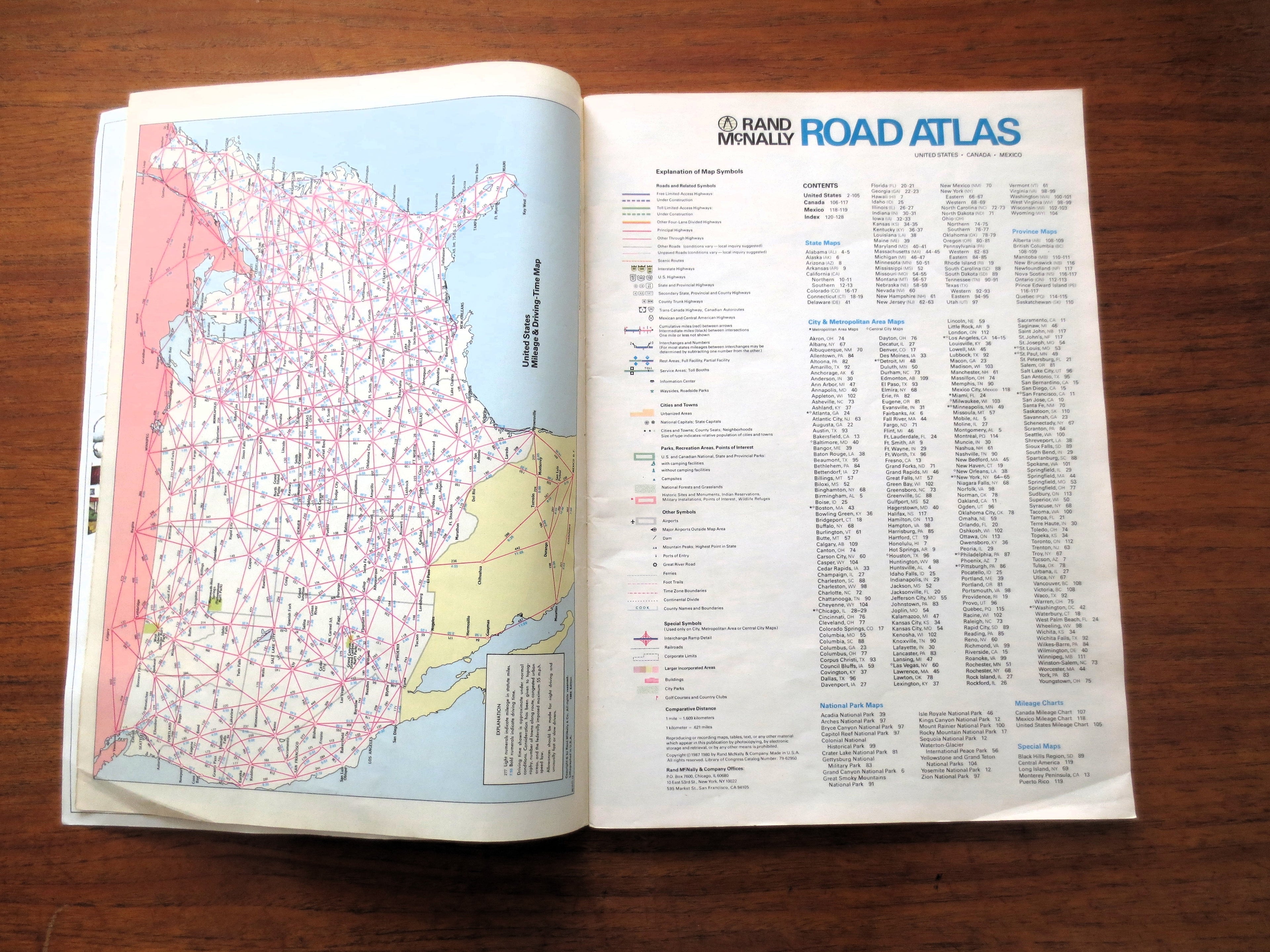 State Farm Road Atlas (1987) – Vintage Road Map
