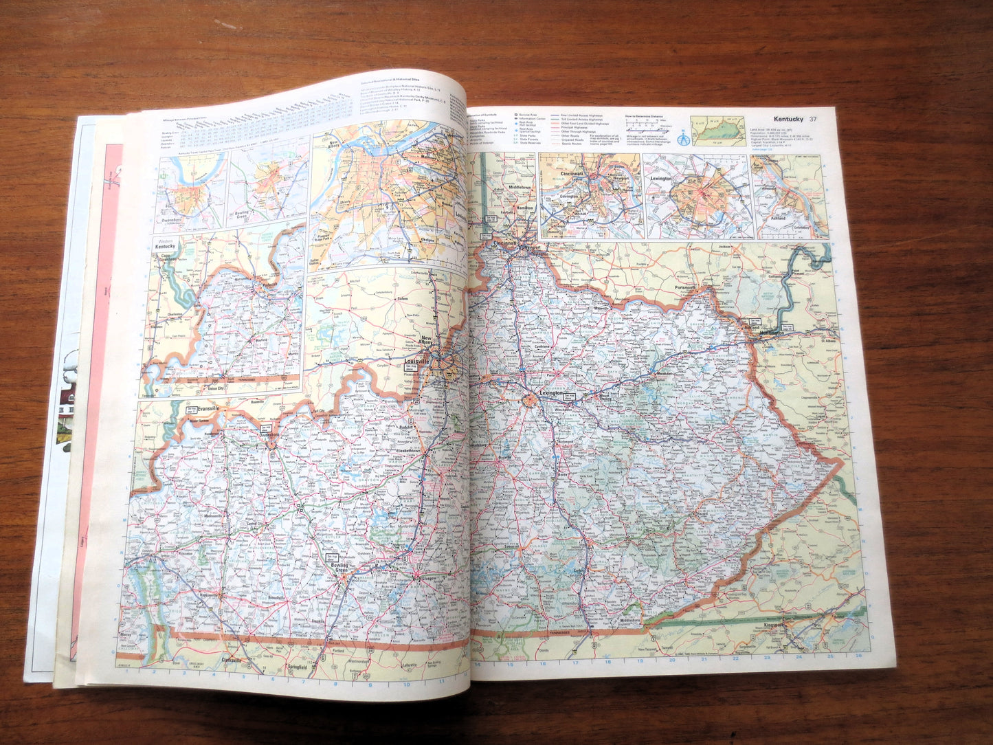 STATE FARM ROAD Atlas, Road Map Lot, Vintage Roadmap Collection