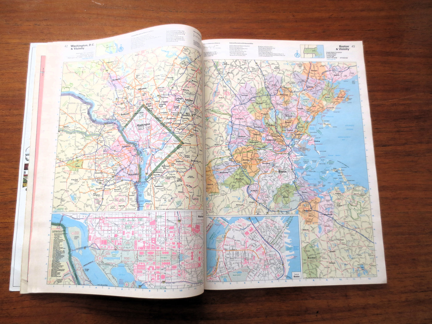 STATE FARM ROAD Atlas, Road Map Lot, Vintage Roadmap Collection