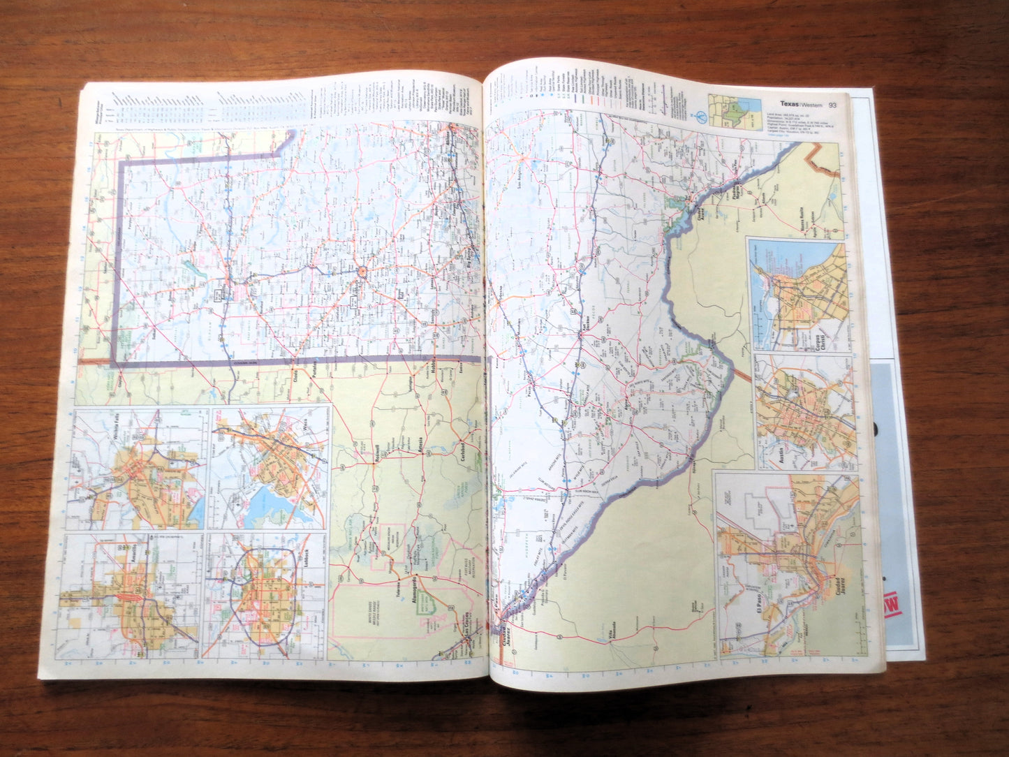 STATE FARM ROAD Atlas, Road Map Lot, Vintage Roadmap Collection