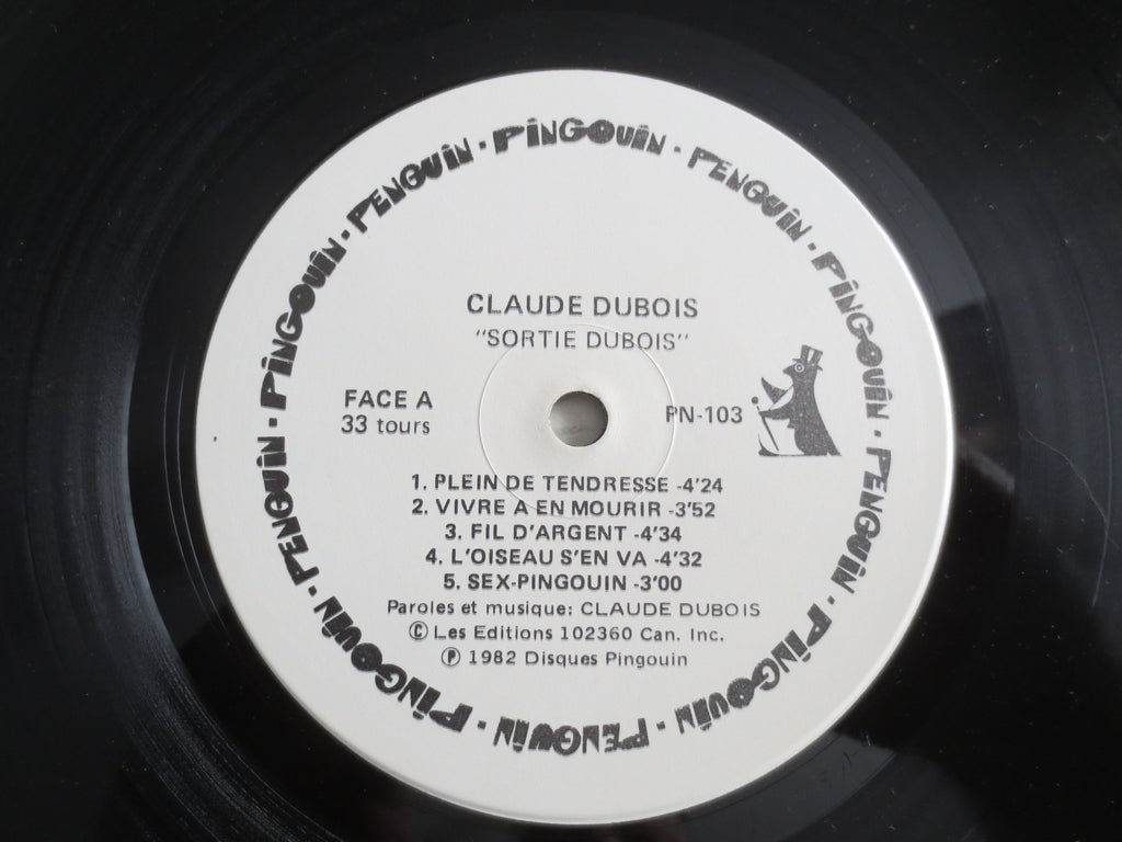 Claude Dubois – Sortie Dubois (1982) Vinyl LP