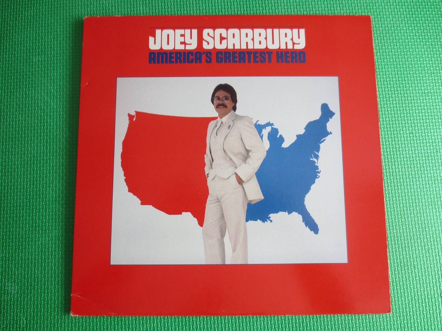 JOEY SCARBURY, America's GREATEST Hero, Joey Scarbury Album, Joey Scarbury Vinyl, Joey Scarbury Record, Rock Lp, Vintage Record, 1982 Record