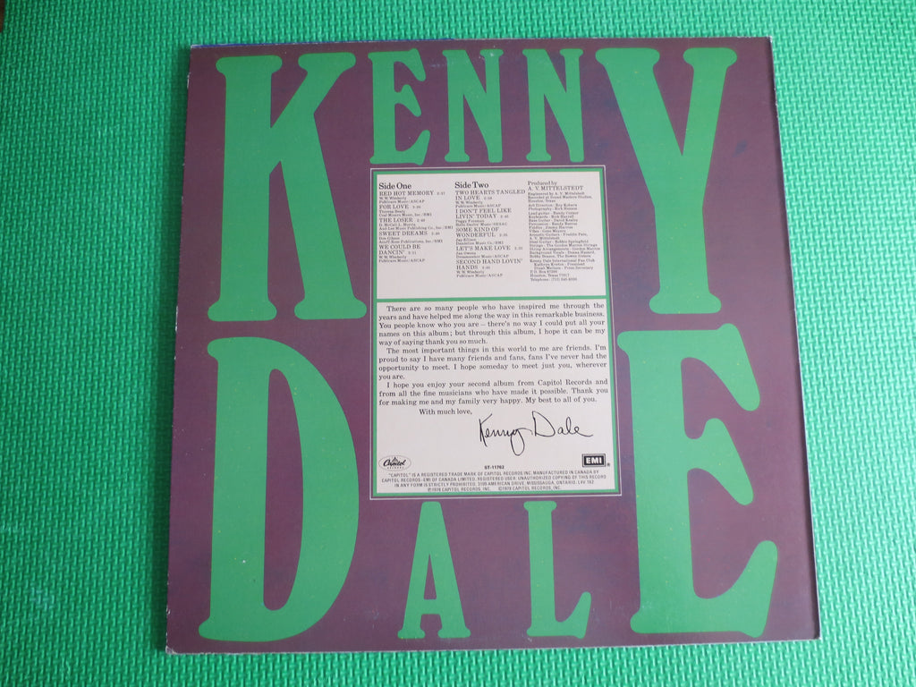 Kenny Dale – Red Hot Memory (1982) Vinyl LP
