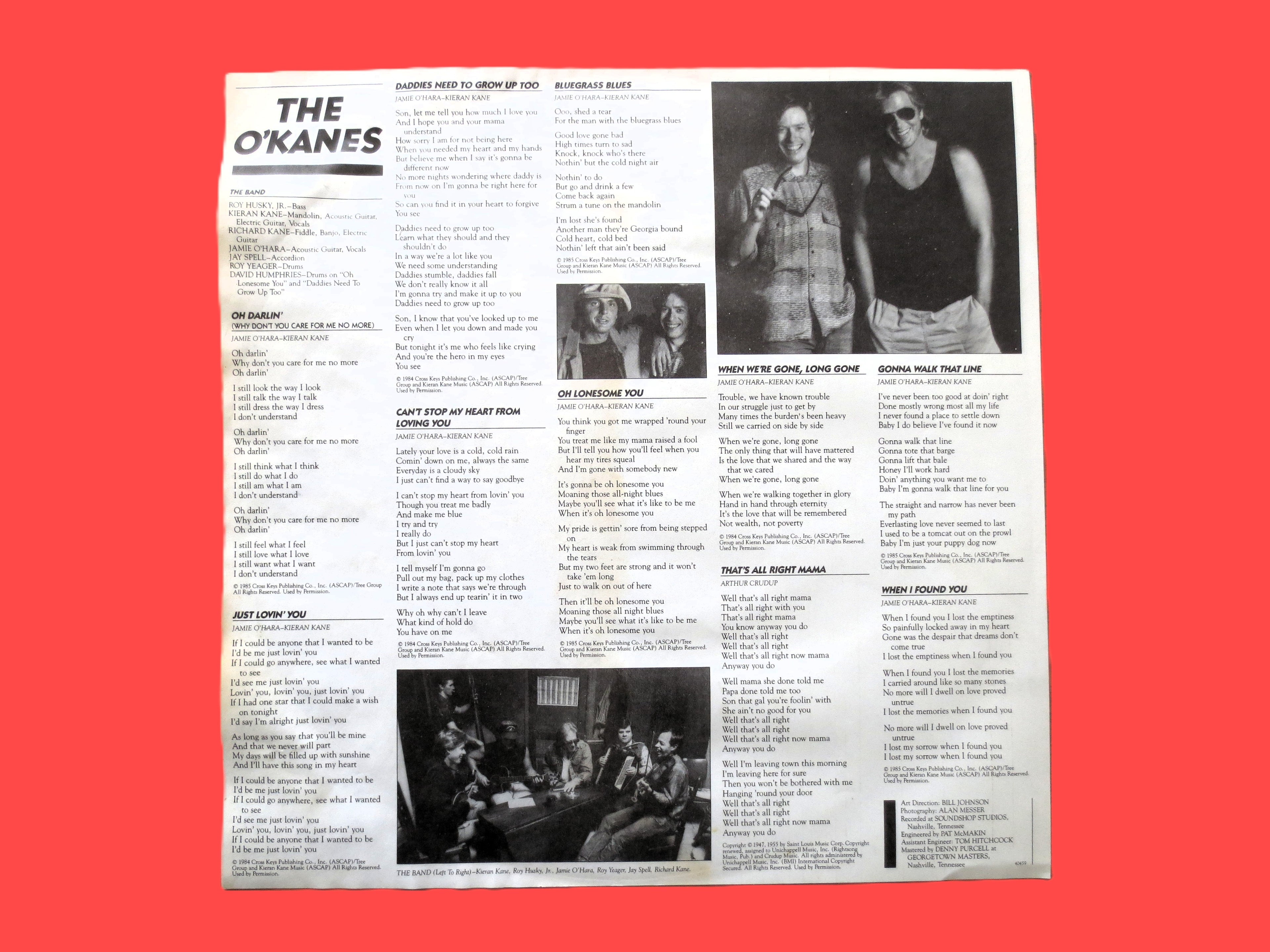 The O’Kanes – The O’Kanes (1986) Vinyl LP