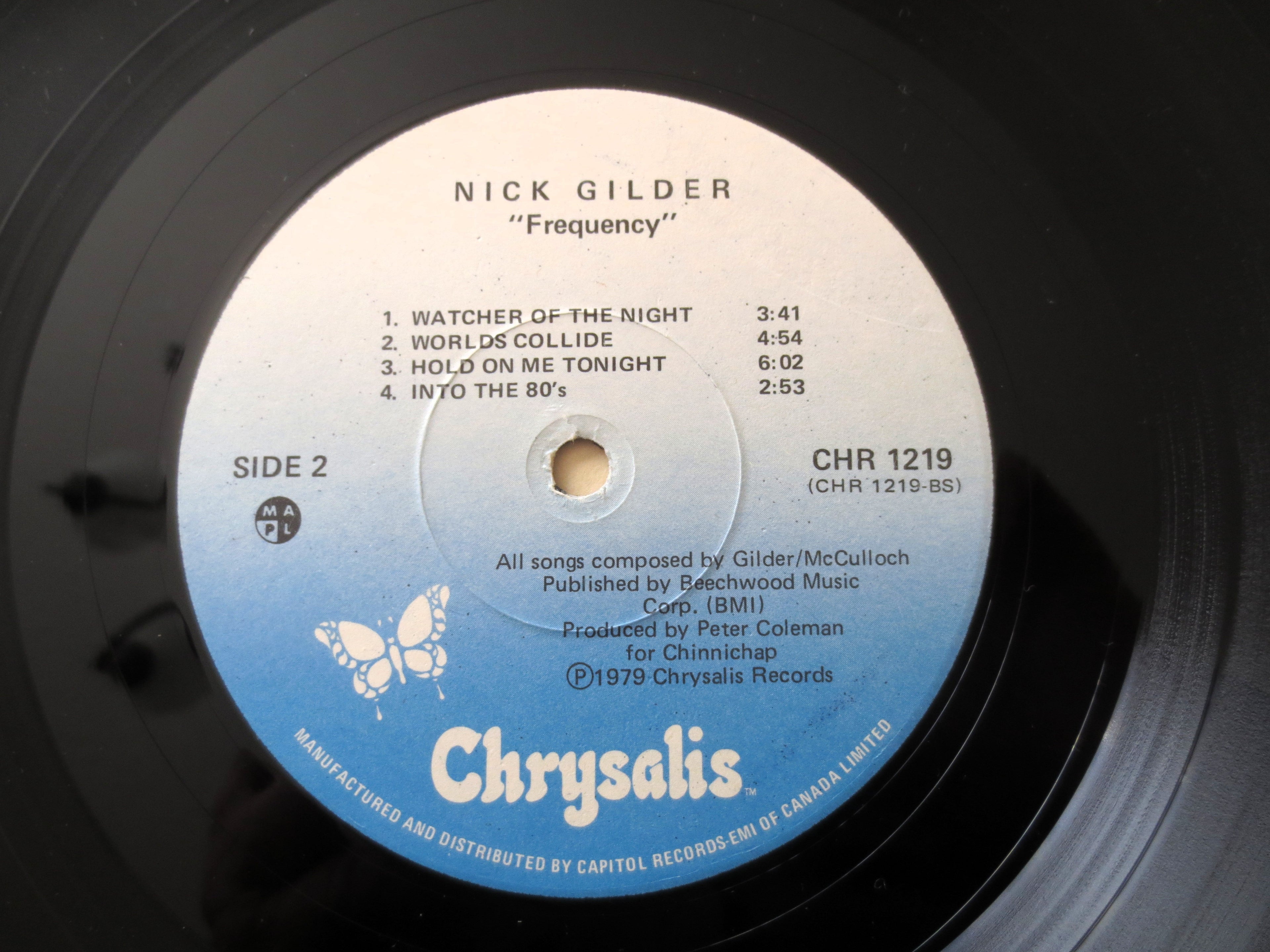 Nick Gilder – Frequency (1979) Vinyl LP