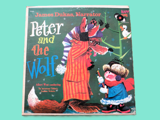 PETER and the WOLF, James Dukas, Vintage Album, 1962 Record, Vinyl Lp