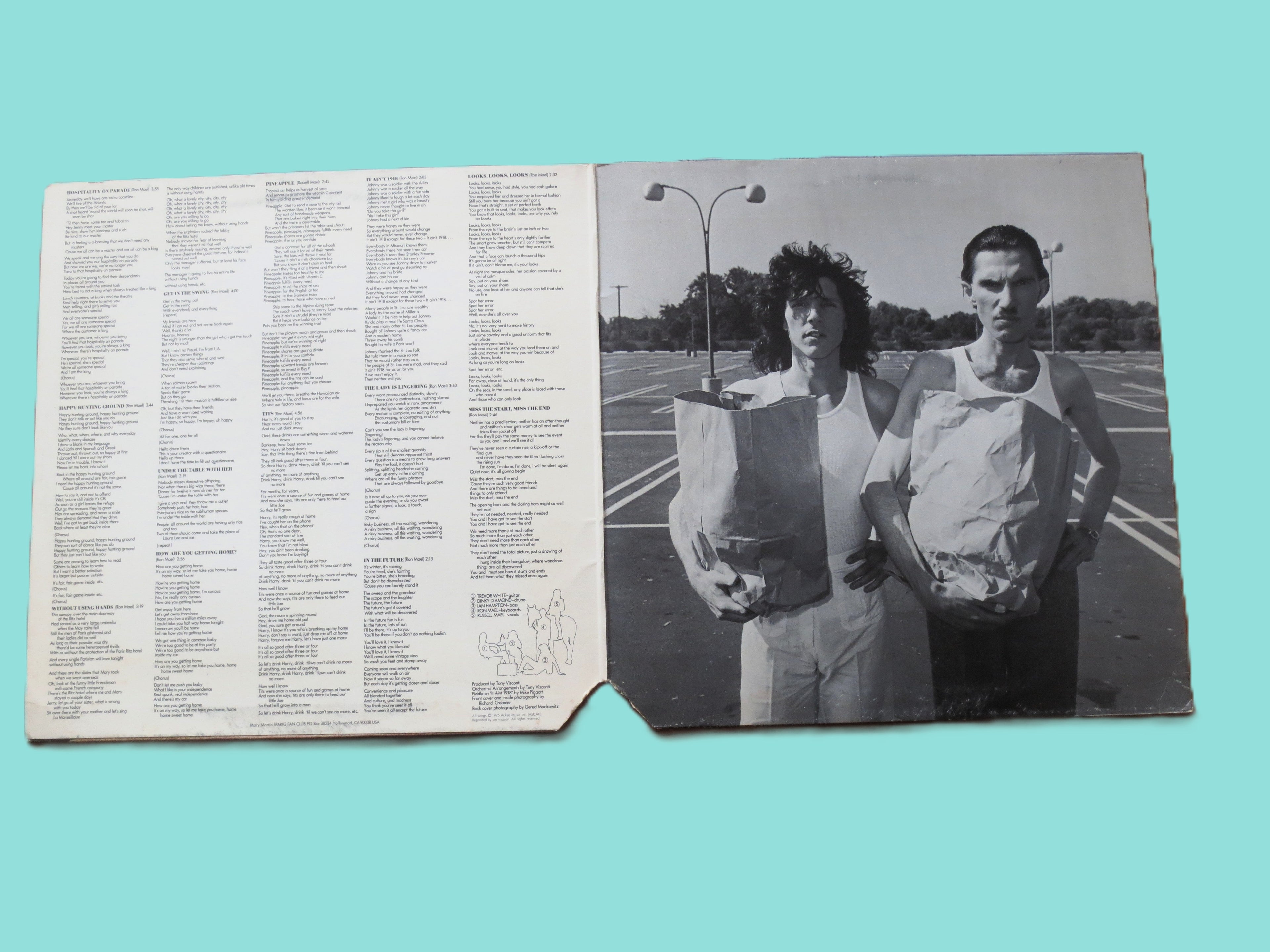 Sparks – Indiscreet (1975) Vinyl LP