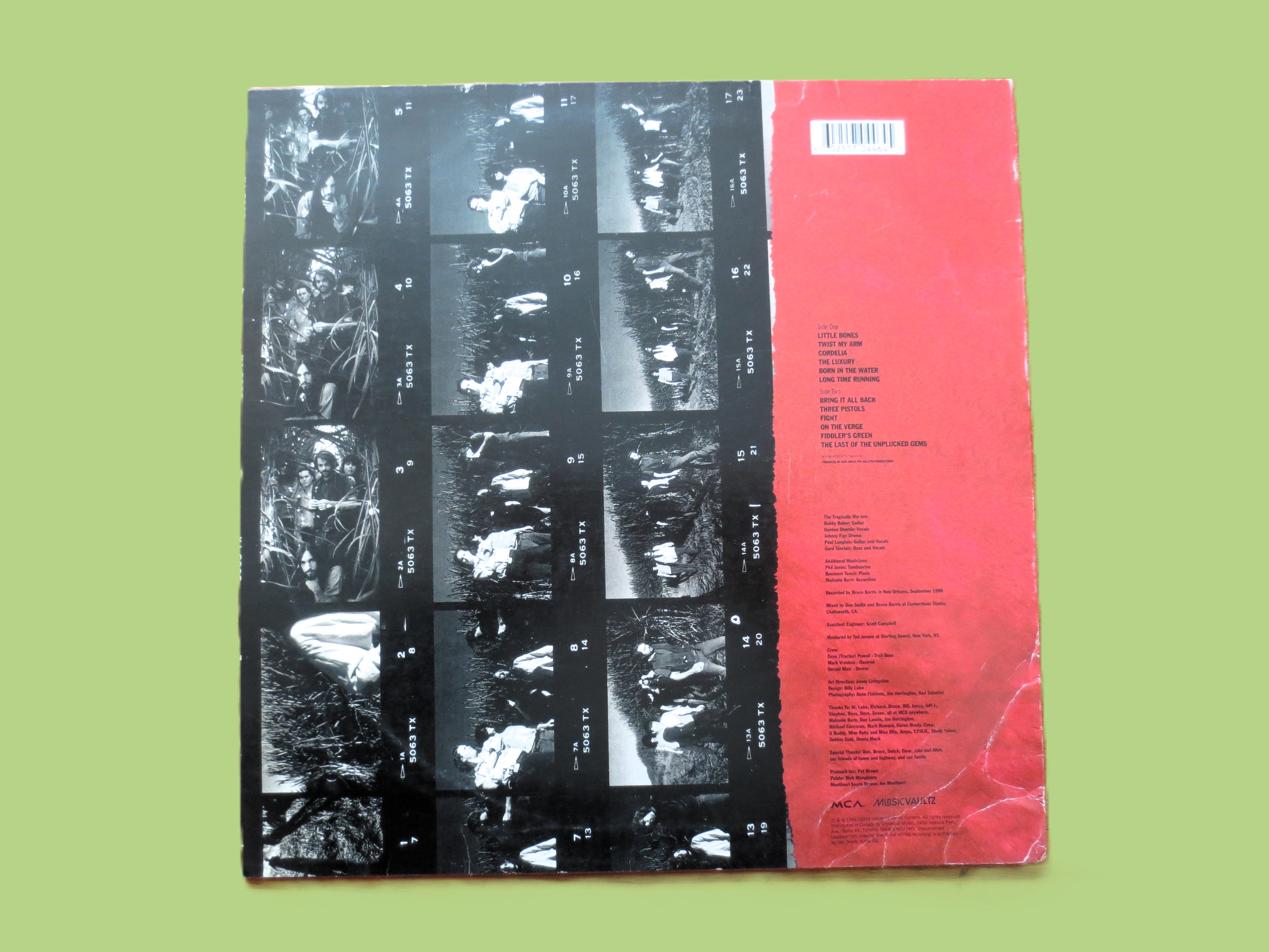 The TRAGICALLY HIP,  Road Apples, Vintage Album, 1991 Record, Vinyl Lp